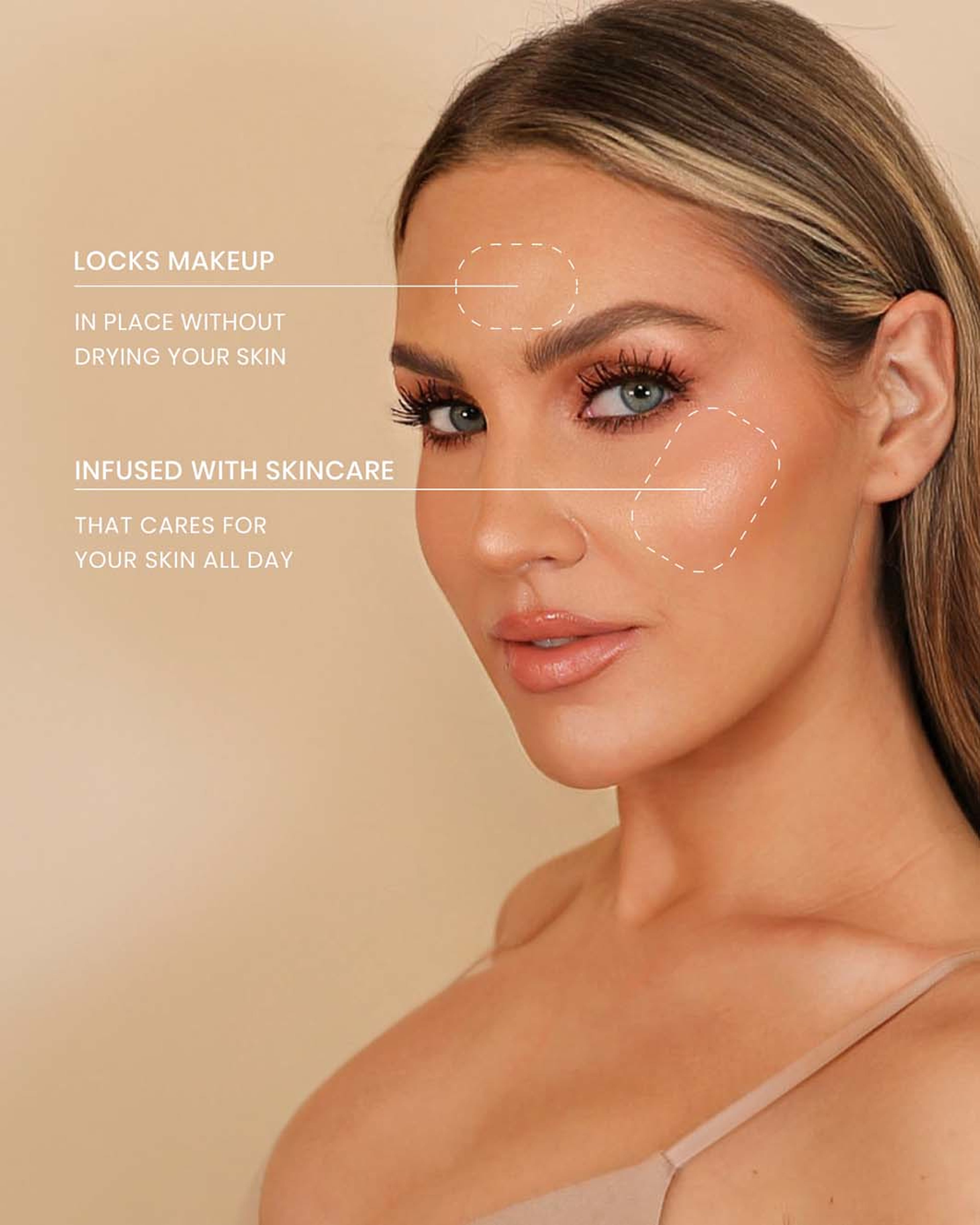 Long Lasting Dewy Setting Spray, från Lenoites, i färgen Transparent. Klicka för att öppna bilden i stort format