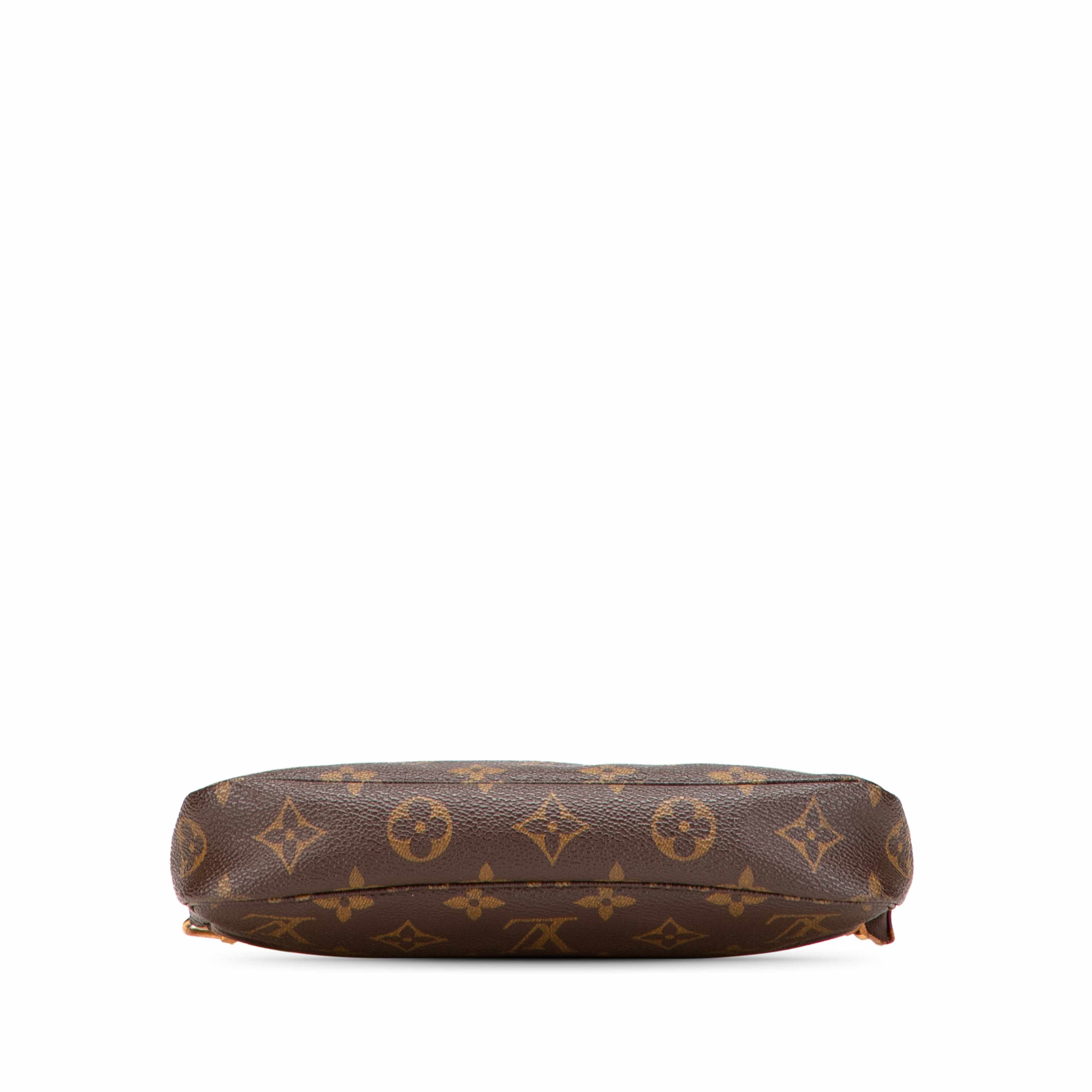 Louis Vuitton Monogram Pochette Accessoires, från Luxclusif, i färgen brown. Klicka för att öppna bilden i stort format