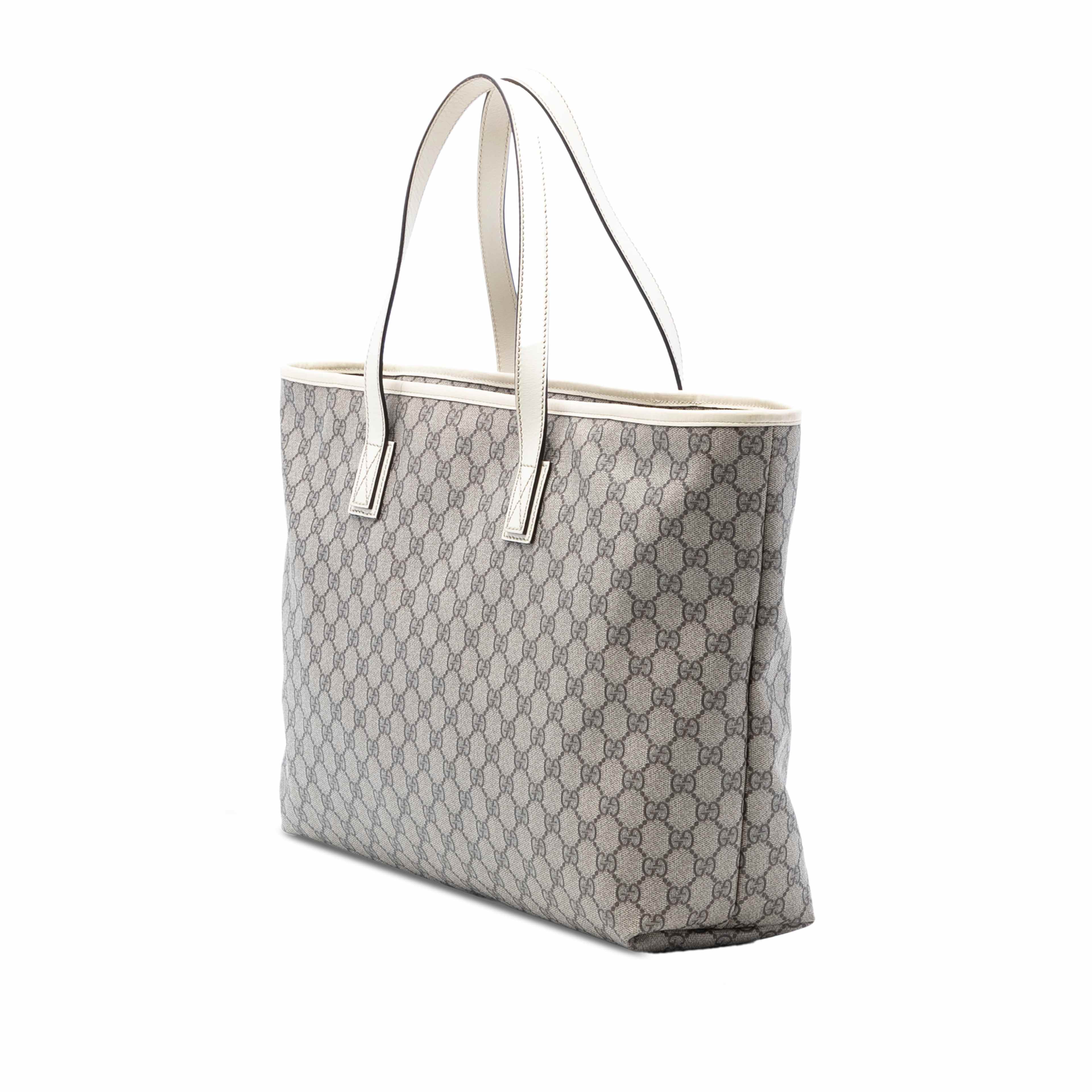 Gucci Gg Supreme Tote, från Luxclusif, i färgen beige. Klicka för att öppna bilden i stort format