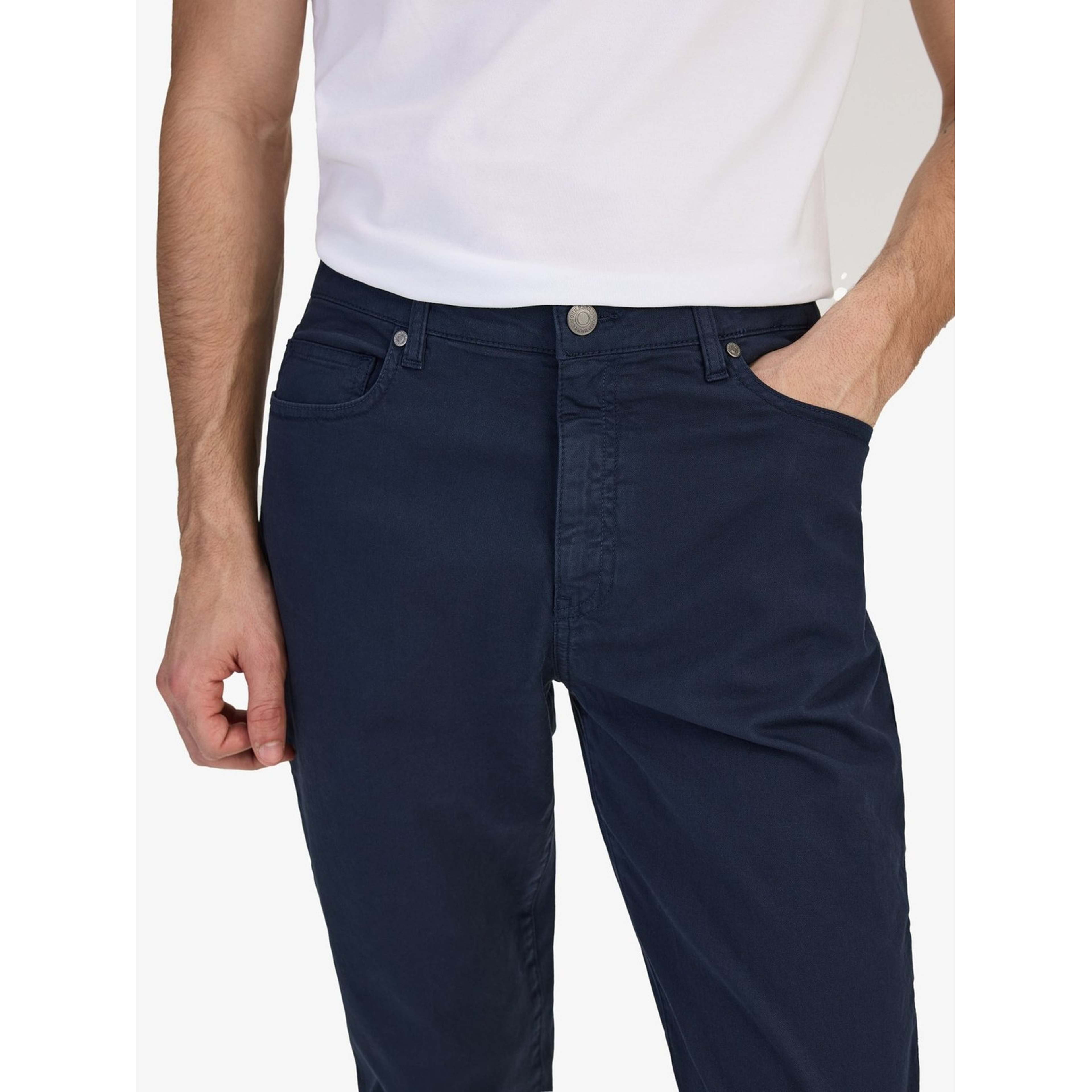 Cotton Solid 5-pocket Trousers (henri)