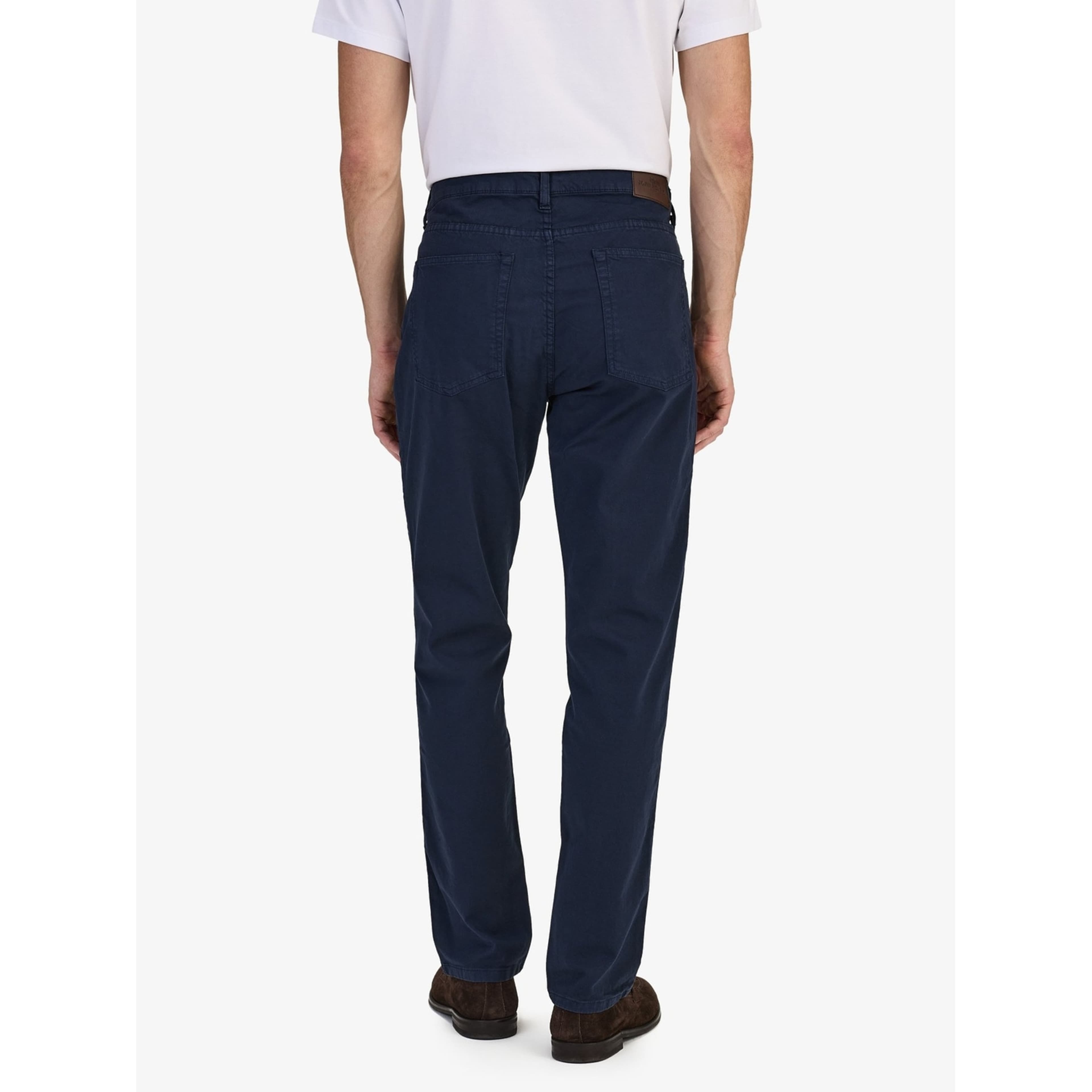 Cotton Solid 5-pocket Trousers (henri)