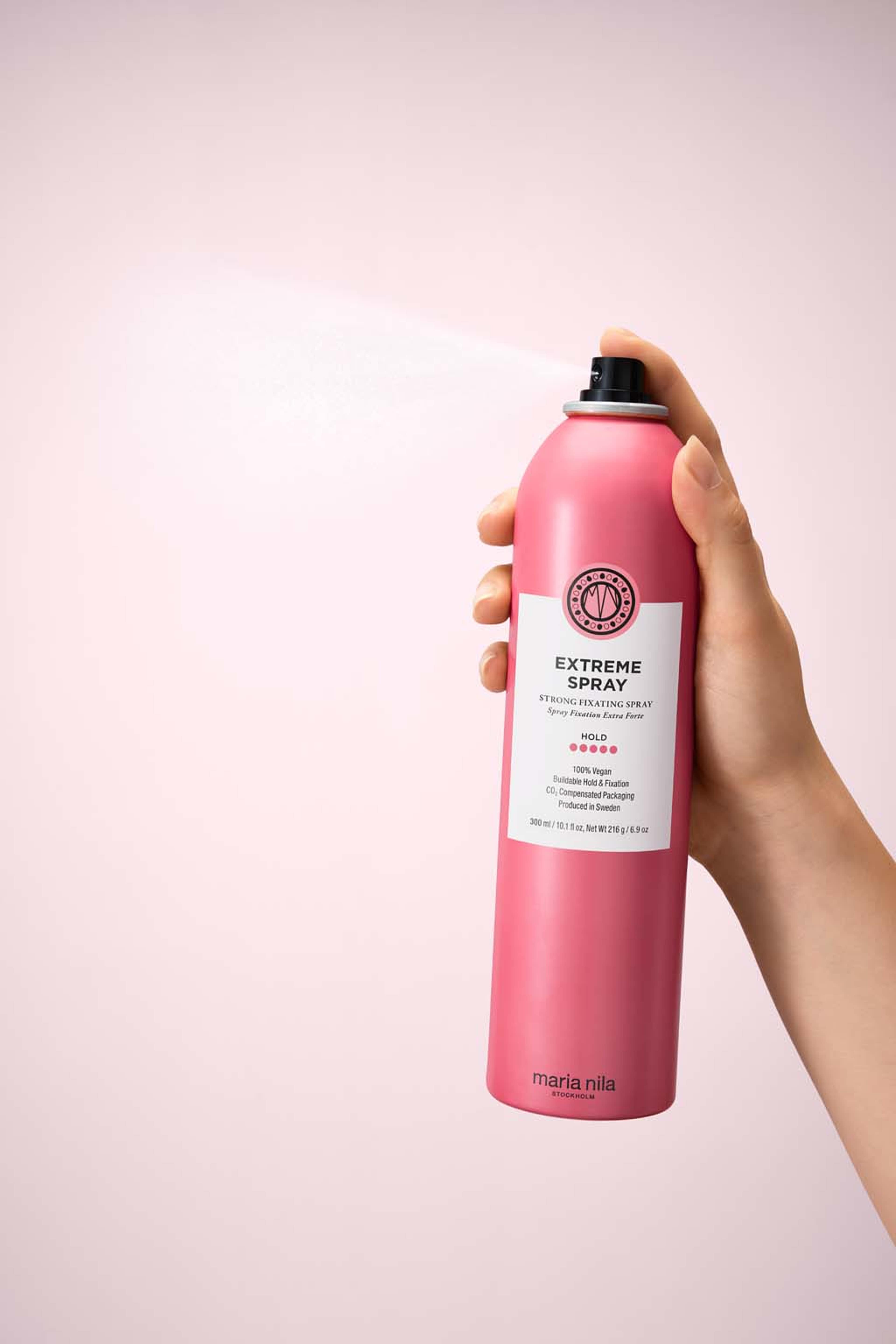 Extream Spray, från Maria Nila. Klicka för att öppna bilden i stort format