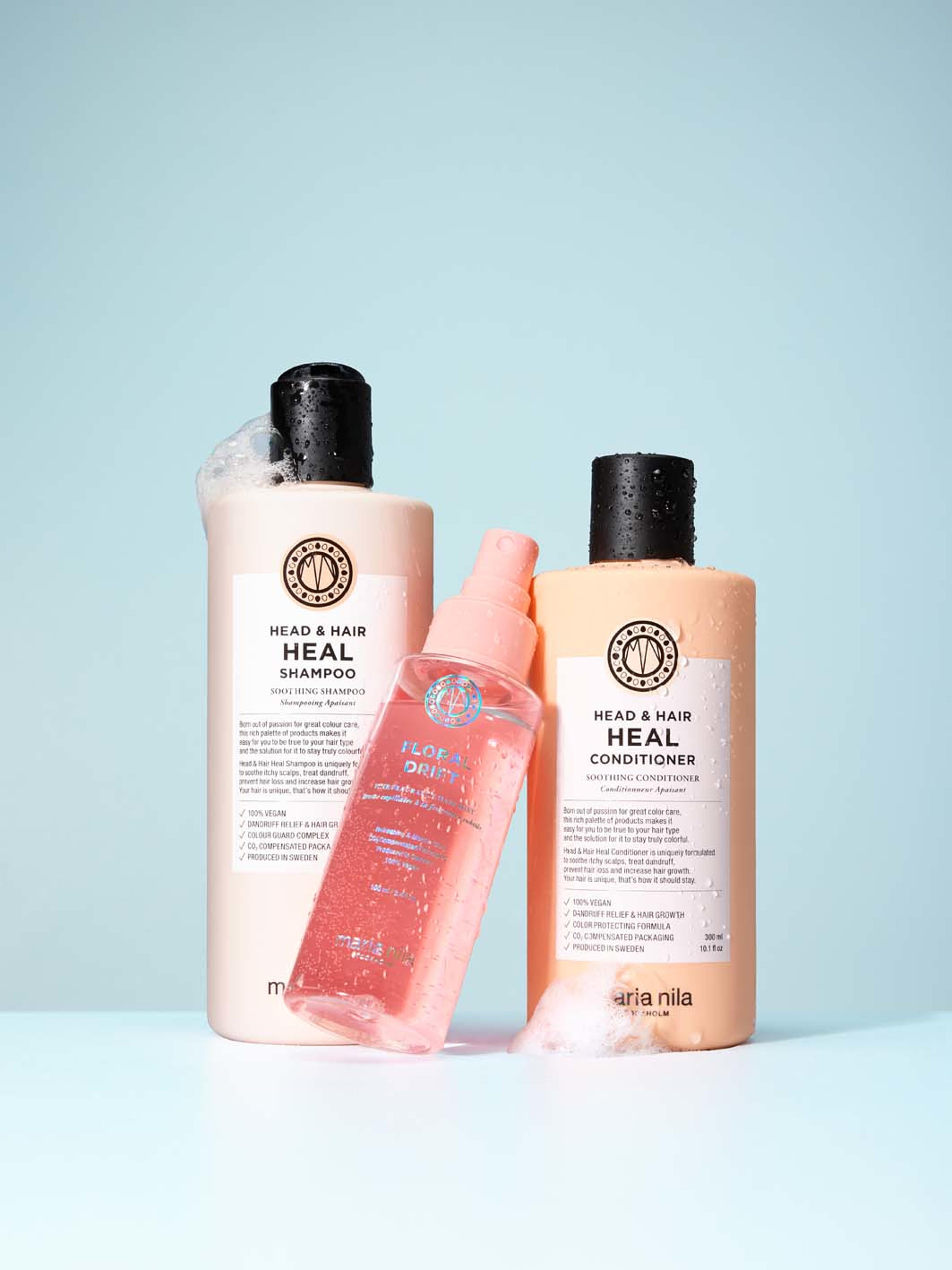 BEAUTY BAG SS25 HEAD & HAIR HEAL, från Maria Nila. Klicka för att öppna bilden i stort format