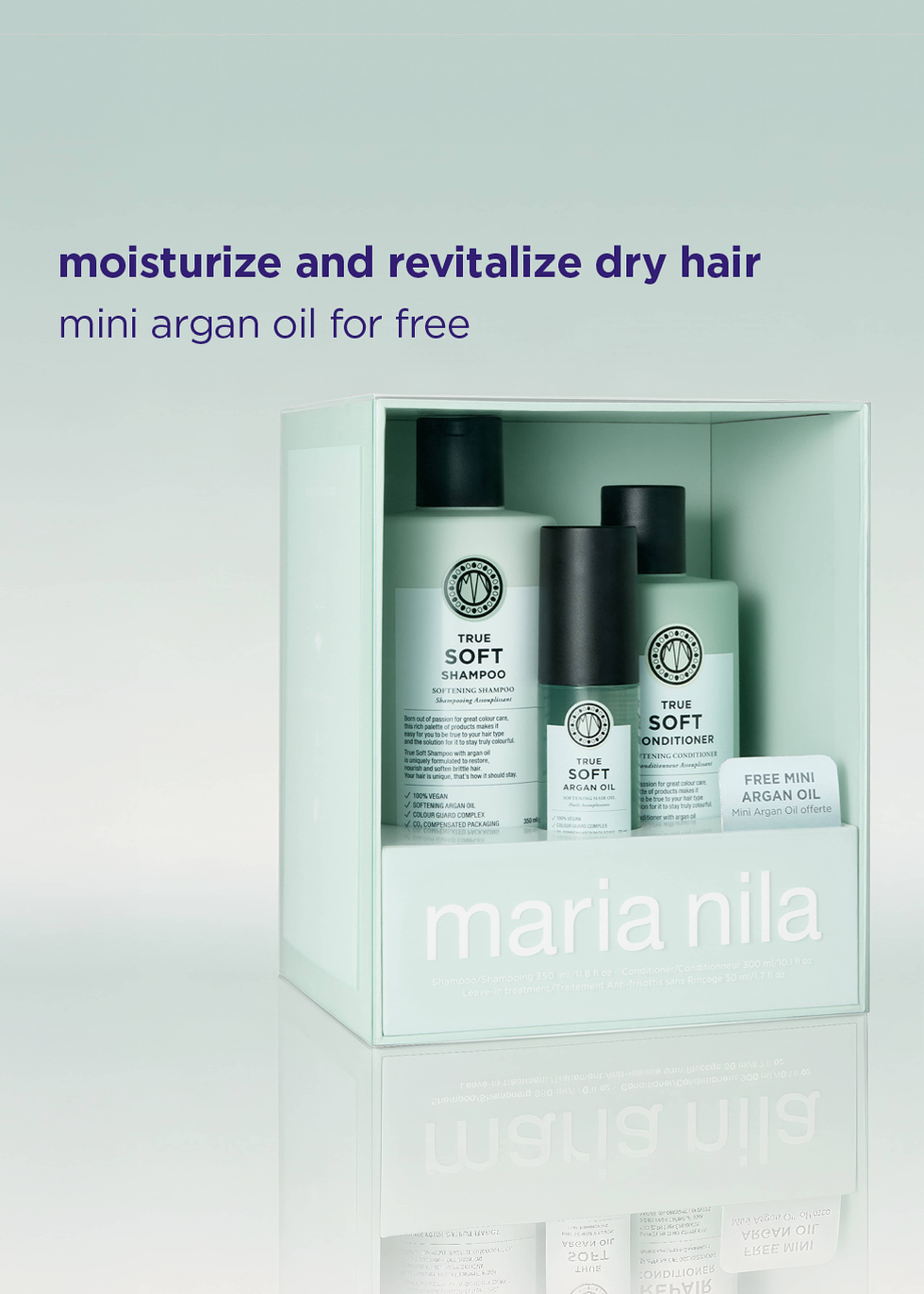 Beauty Box AW26 True Soft, från Maria Nila. Klicka för att öppna bilden i stort format