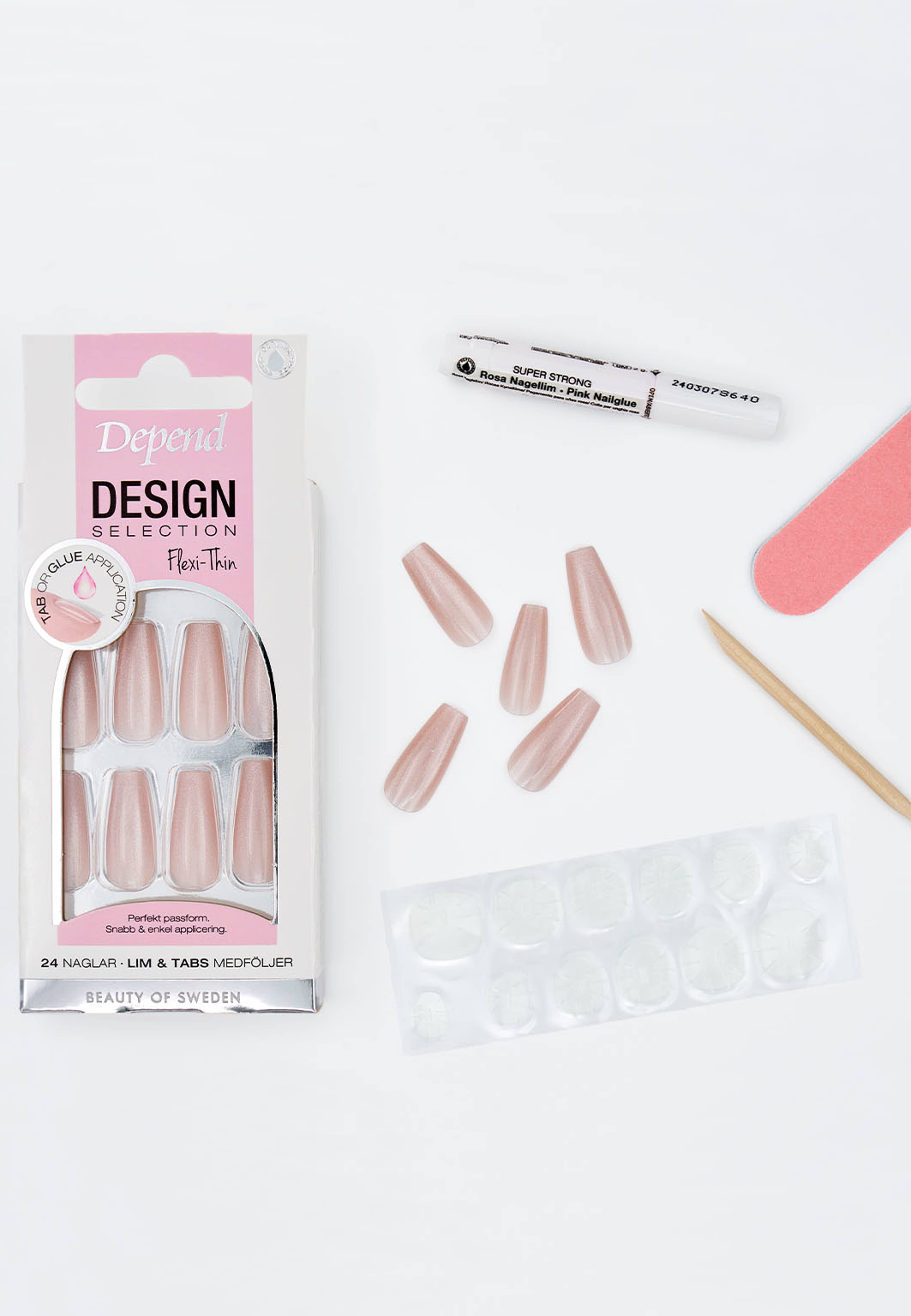 Design Selection Nude Shimmer Coffin