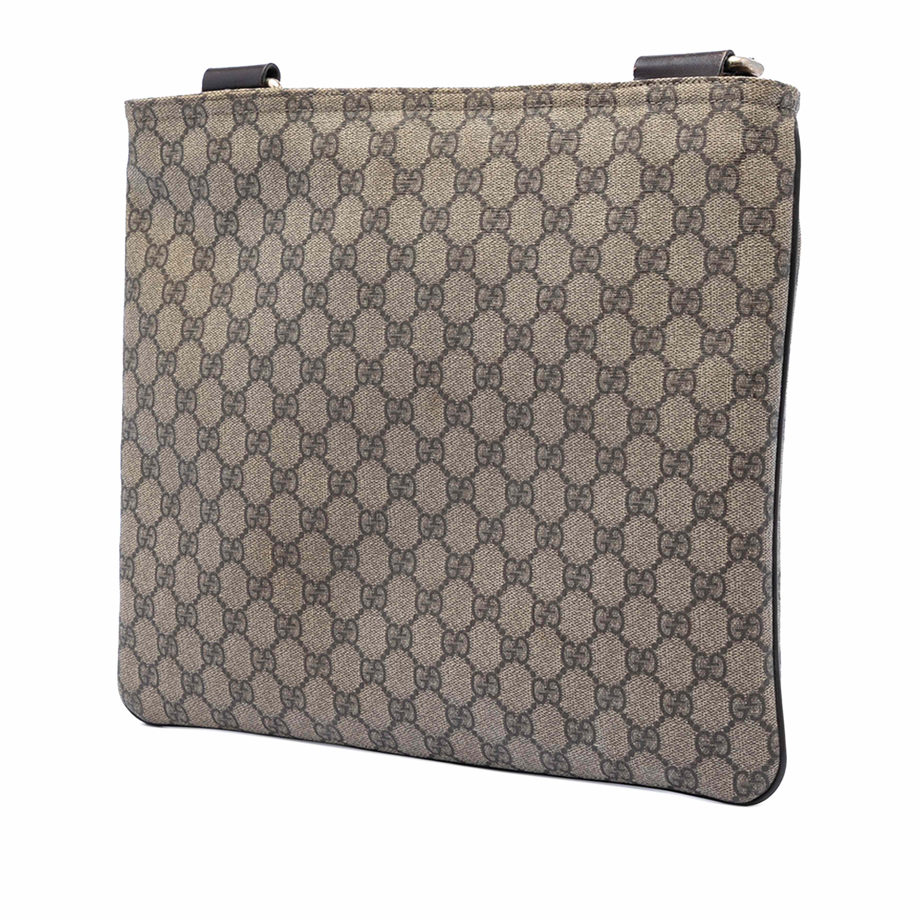 Gucci Gg Supreme Crossbody, från Luxclusif, i färgen beige. Klicka för att öppna bilden i stort format
