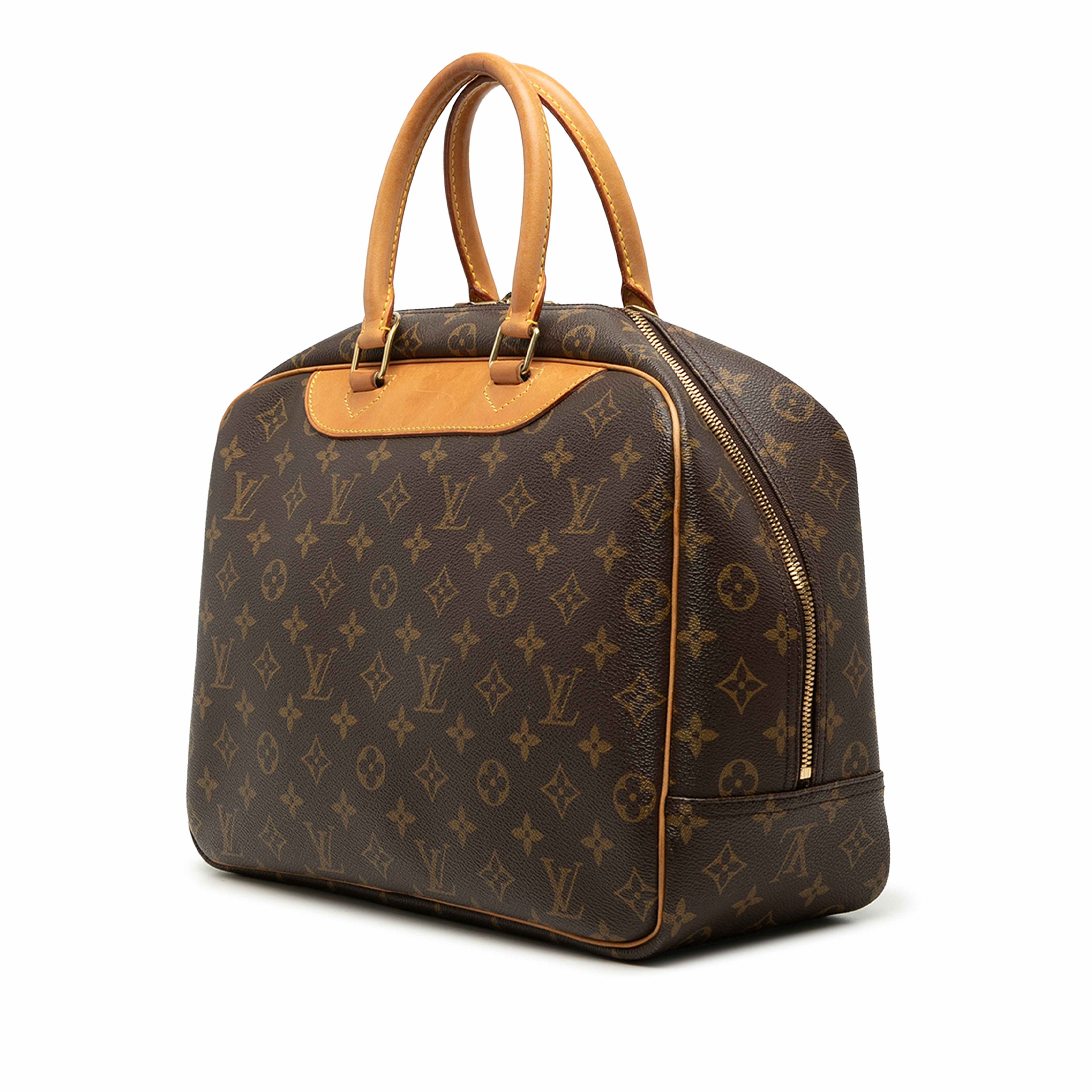 Louis Vuitton Monogram Deauville, från Luxclusif, i färgen brun. Klicka för att öppna bilden i stort format