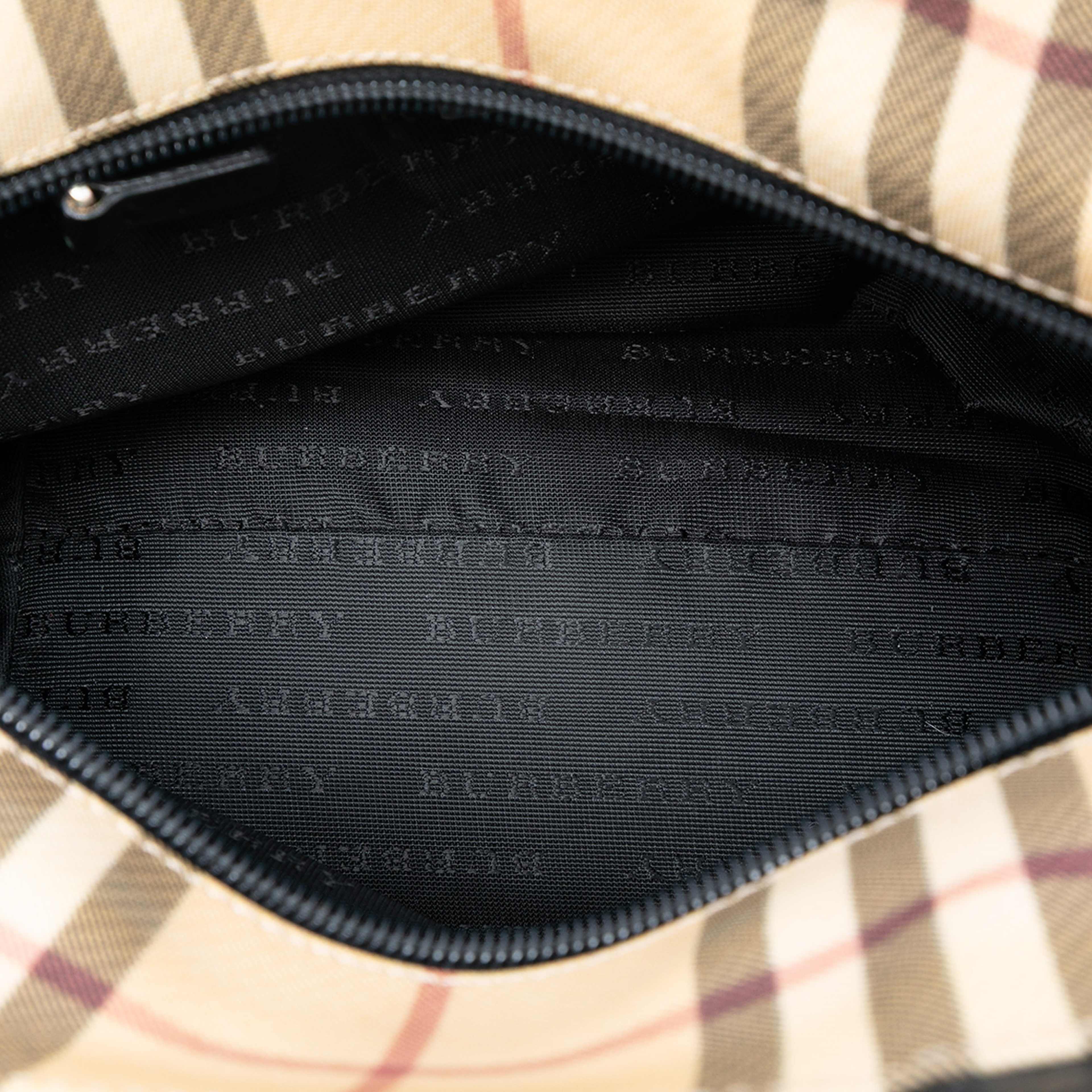 Burberry Mini House Check Canvas Tote, från Luxclusif, i färgen beige. Klicka för att öppna bilden i stort format