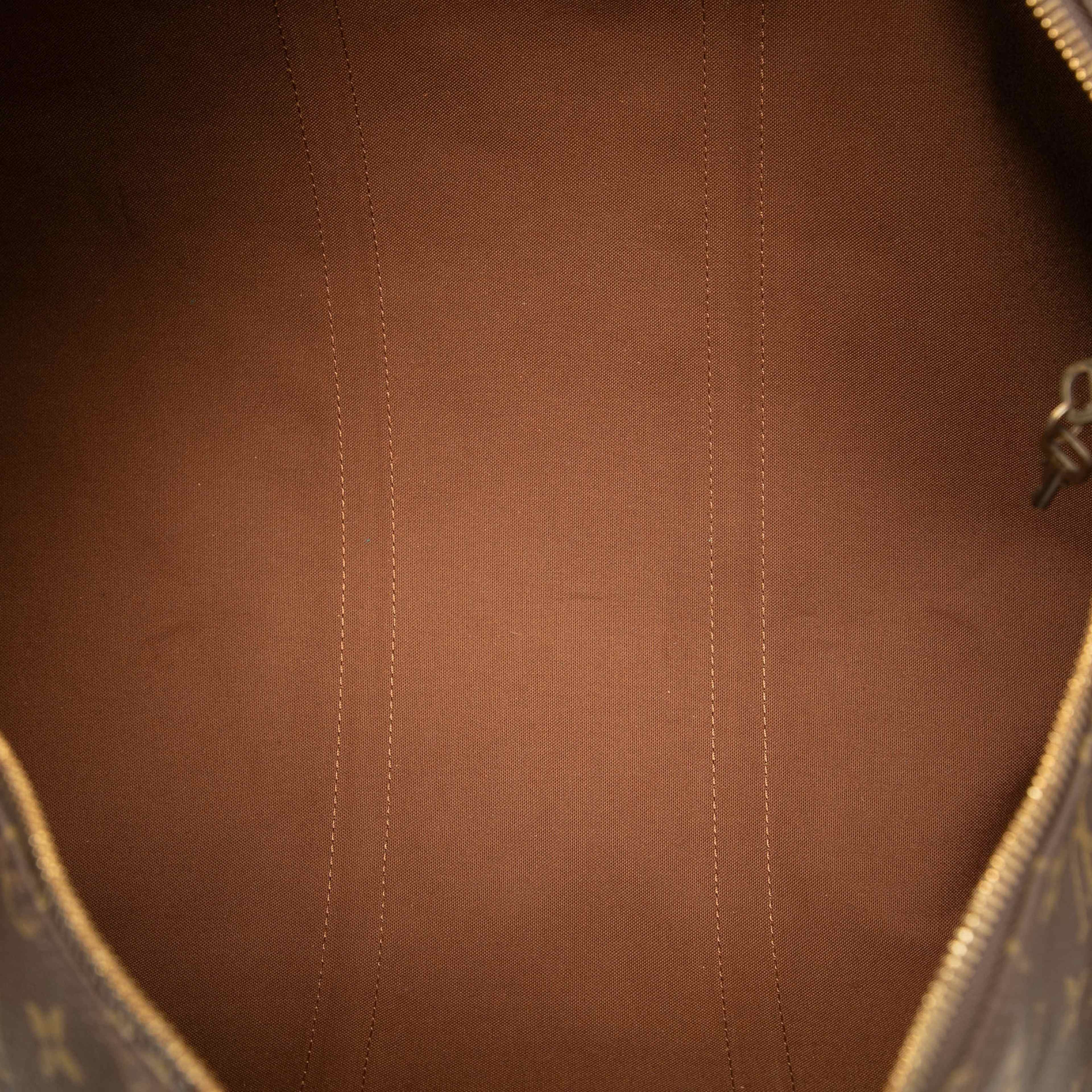 Louis Vuitton Monogram Keepall Bandouliere 55, från Luxclusif, i färgen brown. Klicka för att öppna bilden i stort format