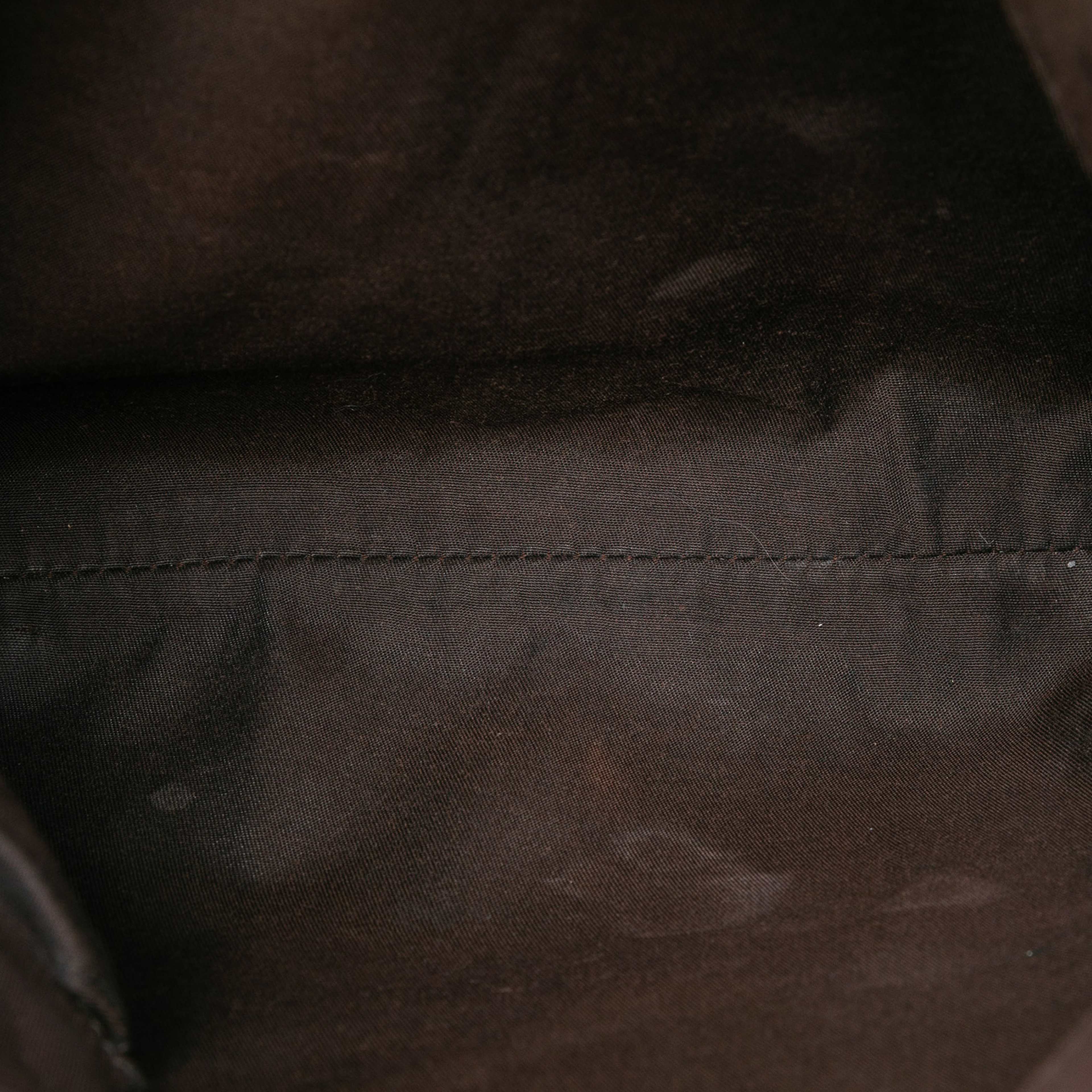 Gucci Gg Nylon Abbey D Ring Crossbody, från Luxclusif, i färgen dark brown. Klicka för att öppna bilden i stort format