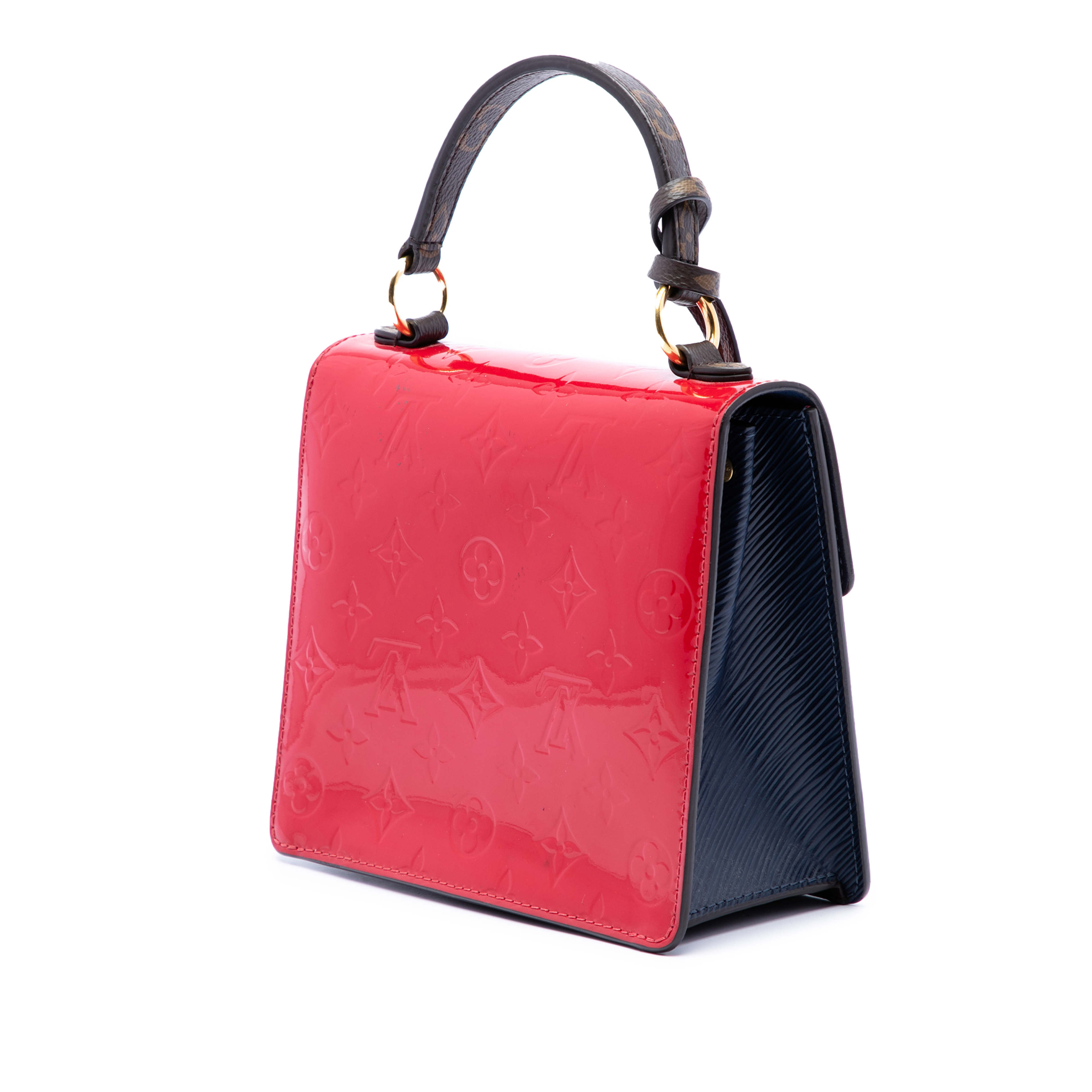Louis Vuitton Monogram Vernis Spring Street, från Luxclusif, i färgen röd. Klicka för att öppna bilden i stort format