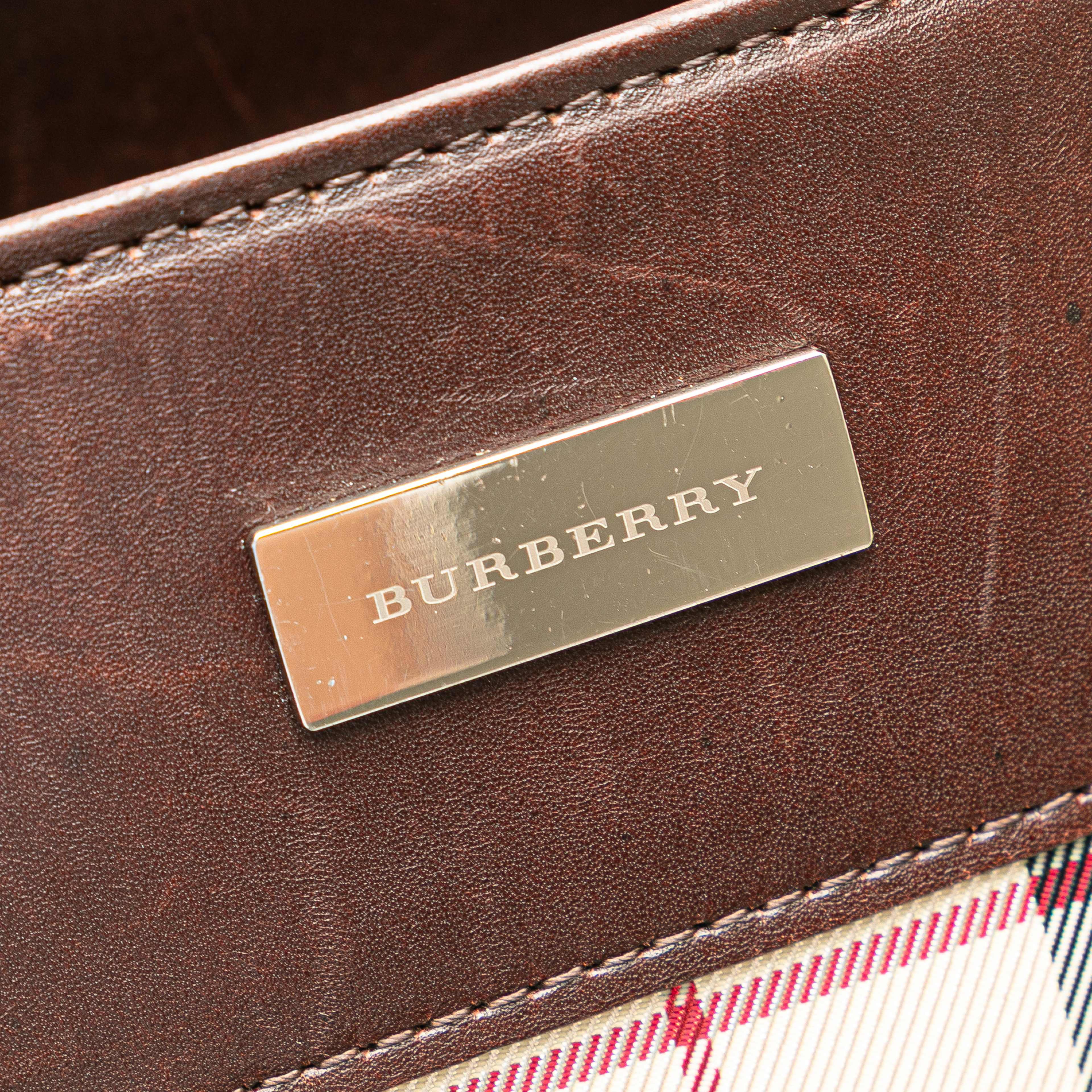 Burberry House Check Canvas Tote