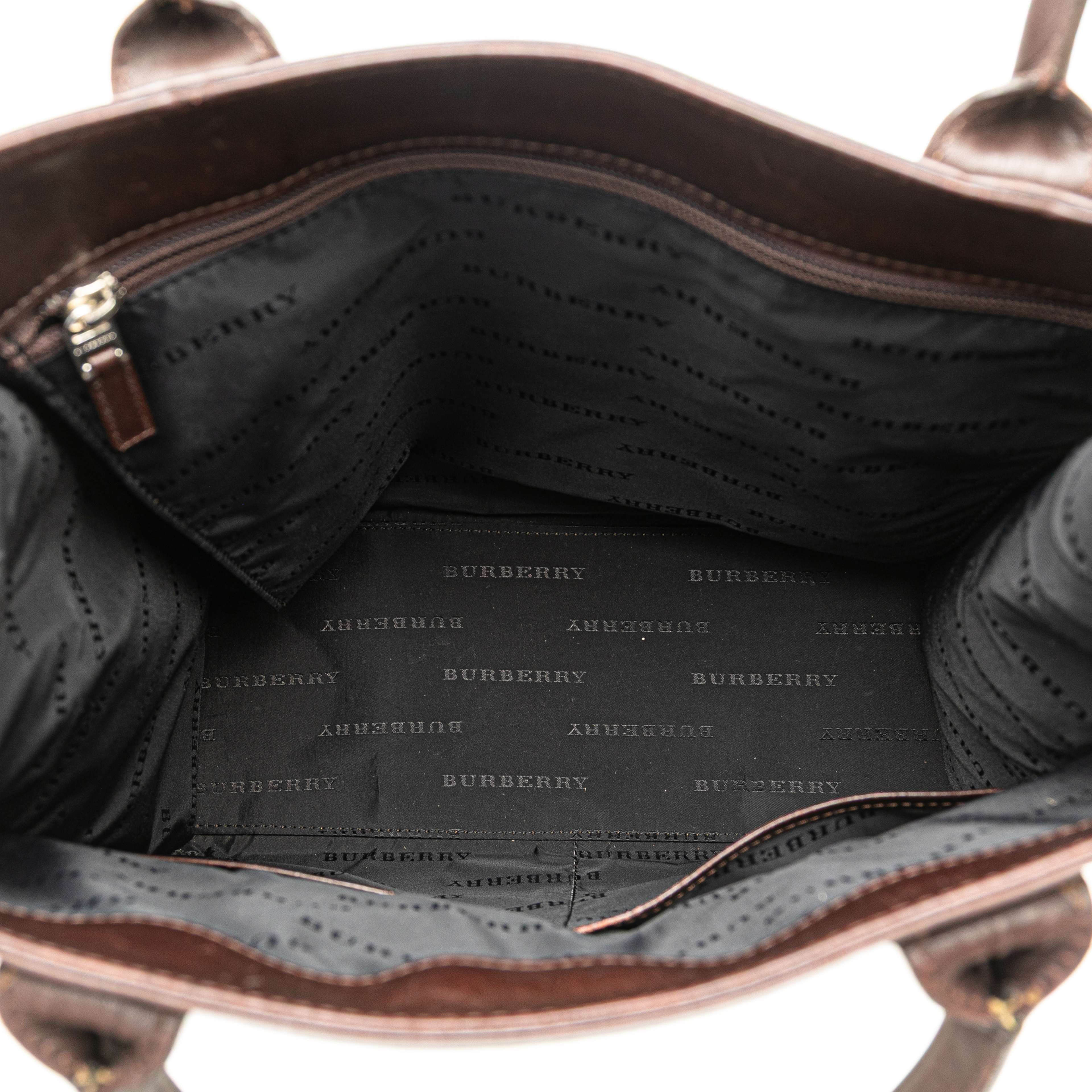 Burberry House Check Canvas Tote