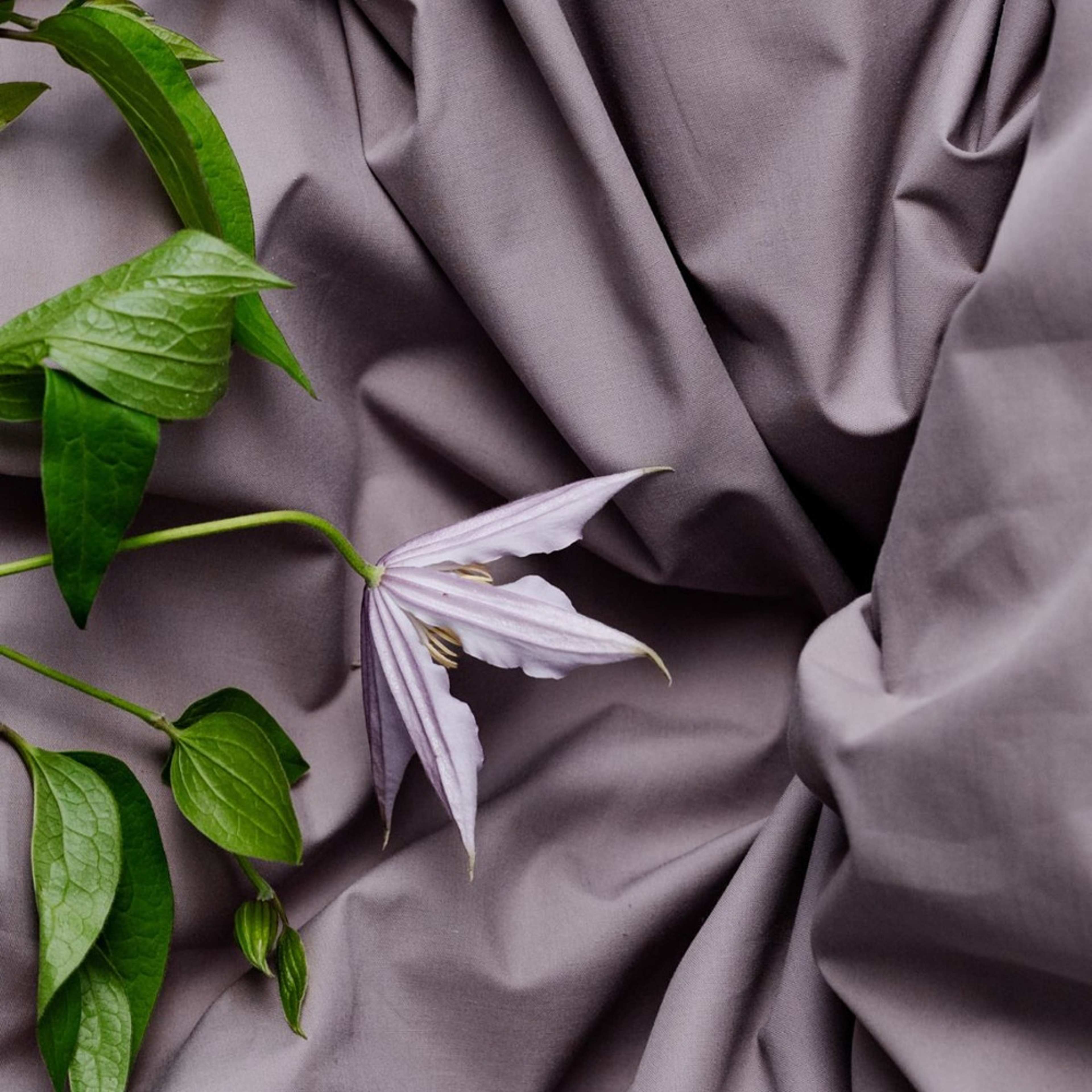 Folkness-täcke Dubbel, från Folkness, i färgen dove purple. Klicka för att öppna bilden i stort format