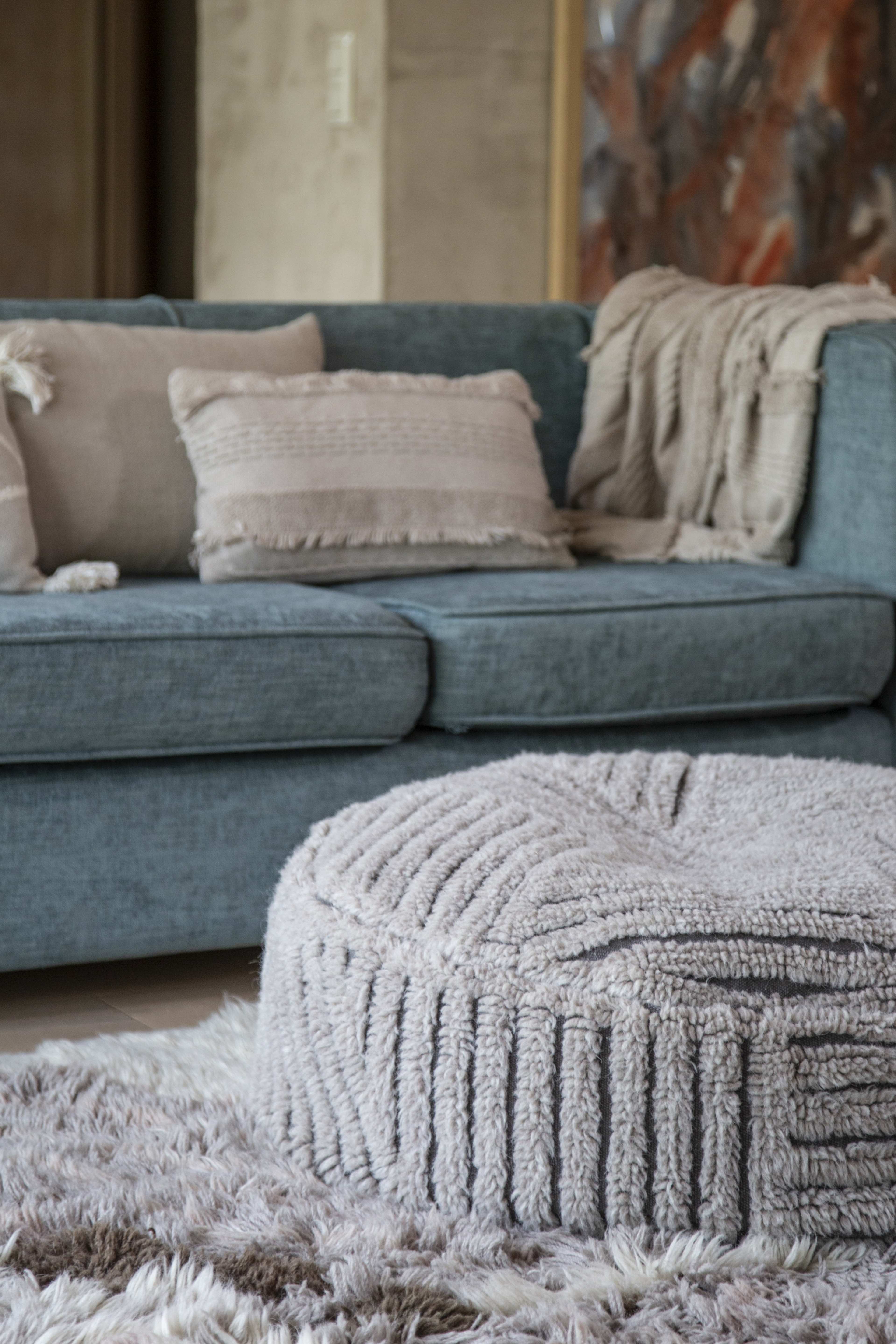Tvättbar Sittpuff Woolable Fields