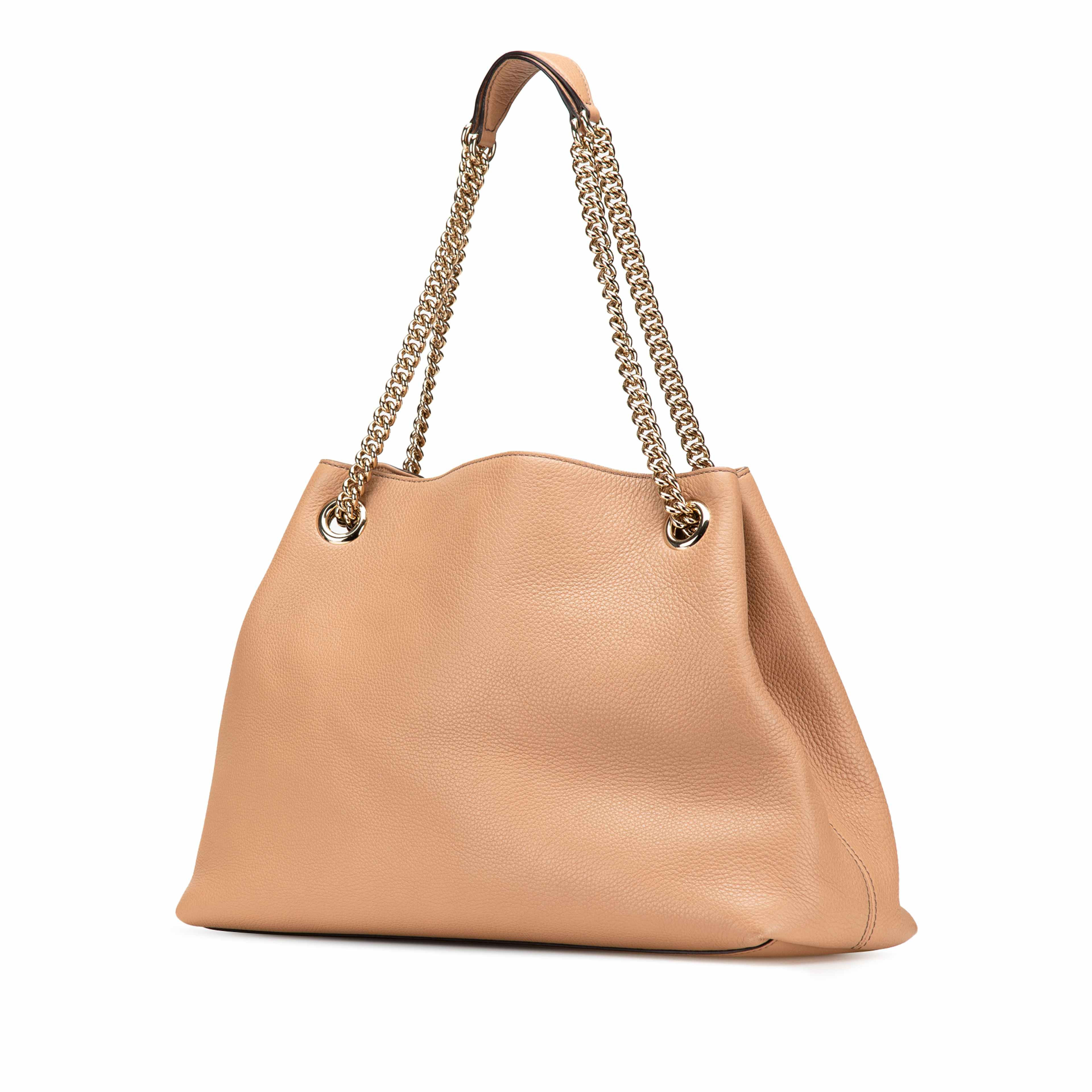 Gucci Medium Leather Soho Chain Tote