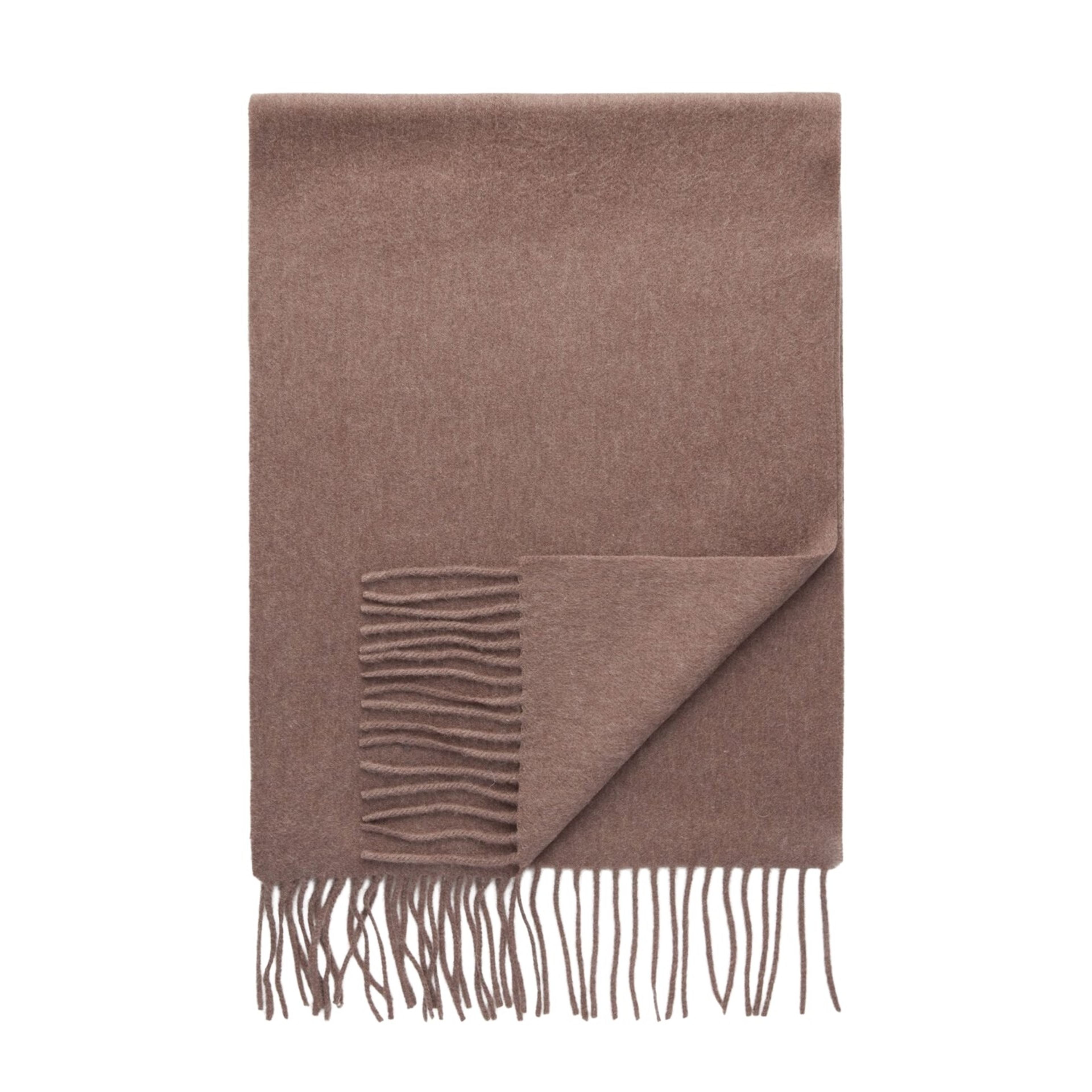 Cashmere Scarf, från John Henric, i färgen mid brown. Klicka för att öppna bilden i stort format