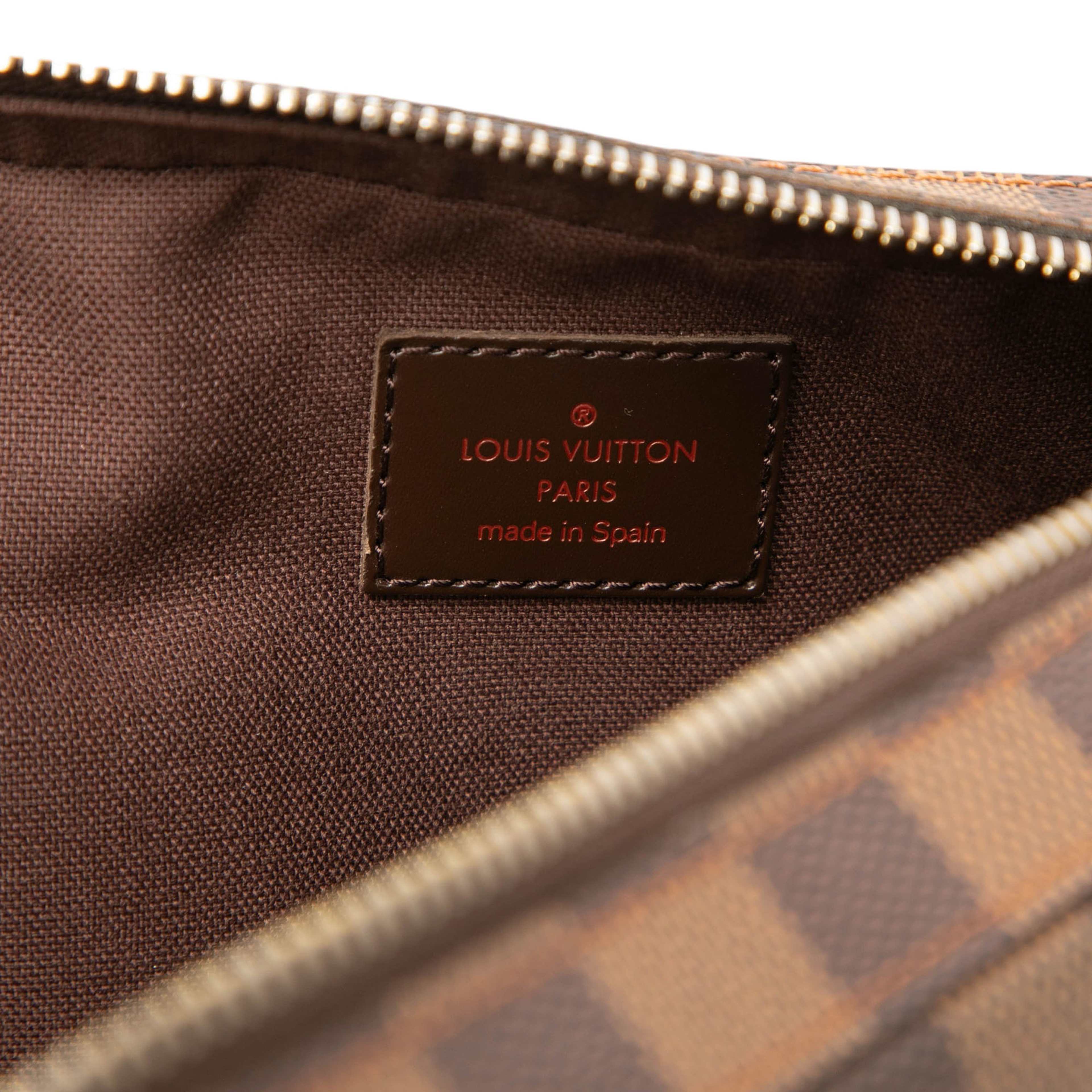 Louis Vuitton Damier Ebene Geronimos, från Luxclusif, i färgen brun. Klicka för att öppna bilden i stort format
