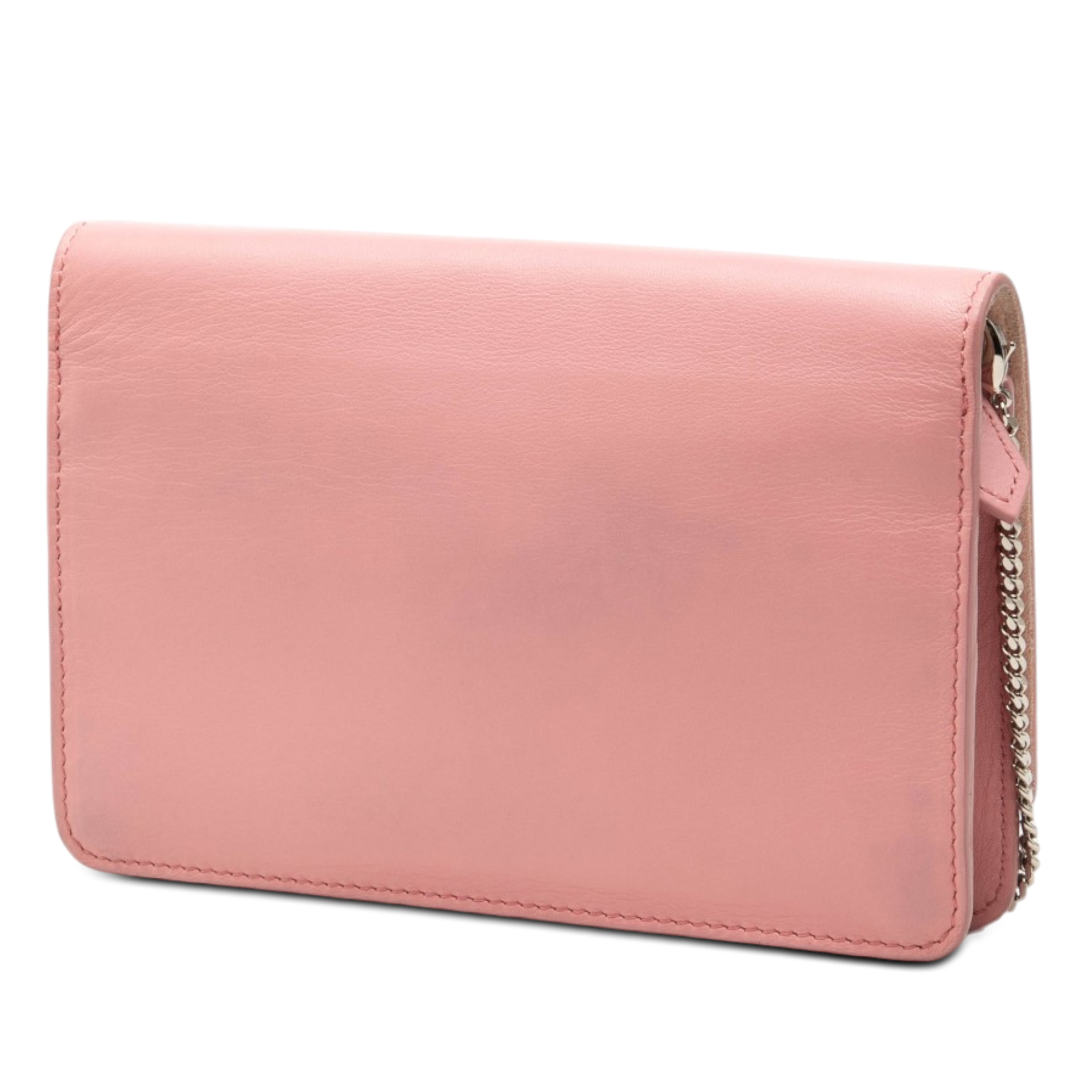 Fendi Nappa Tube Wallet On Chain, från Luxclusif, i färgen rosa. Klicka för att öppna bilden i stort format