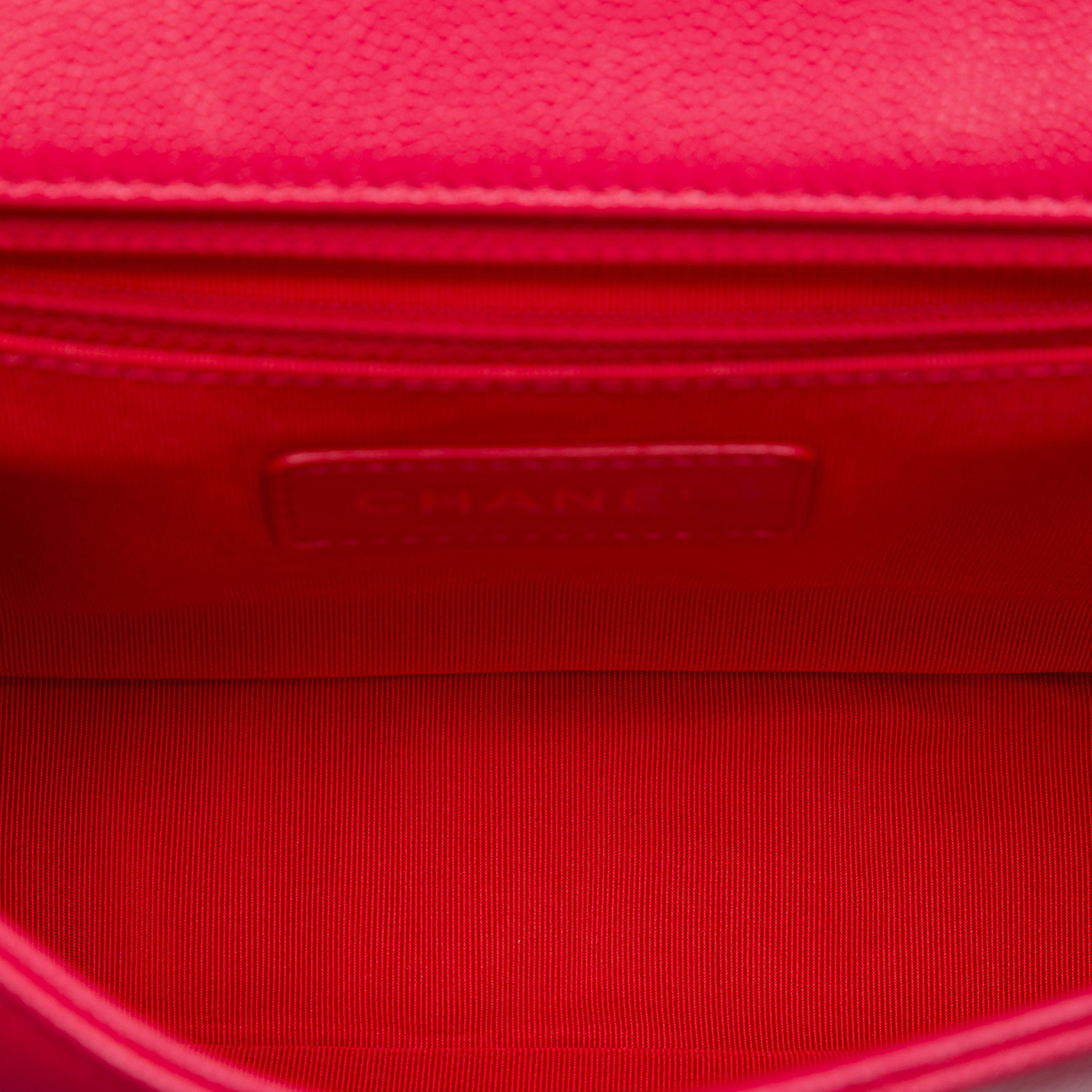 Chanel Medium Caviar My Everything Flap, från Luxclusif, i färgen rosa. Klicka för att öppna bilden i stort format