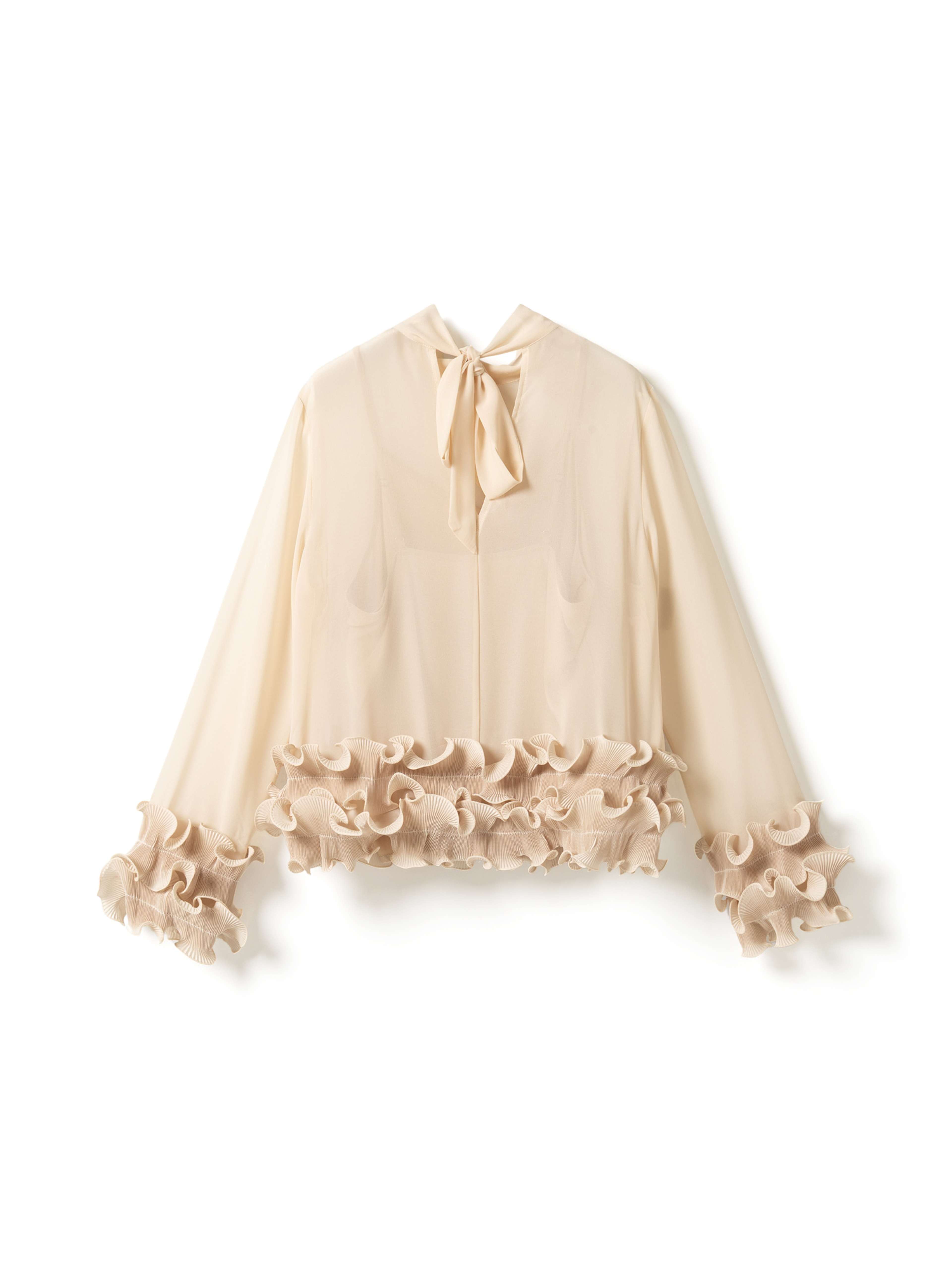 N-latanietta Blouse - Ivory, från Noella, i färgen ivory. Klicka för att öppna bilden i stort format