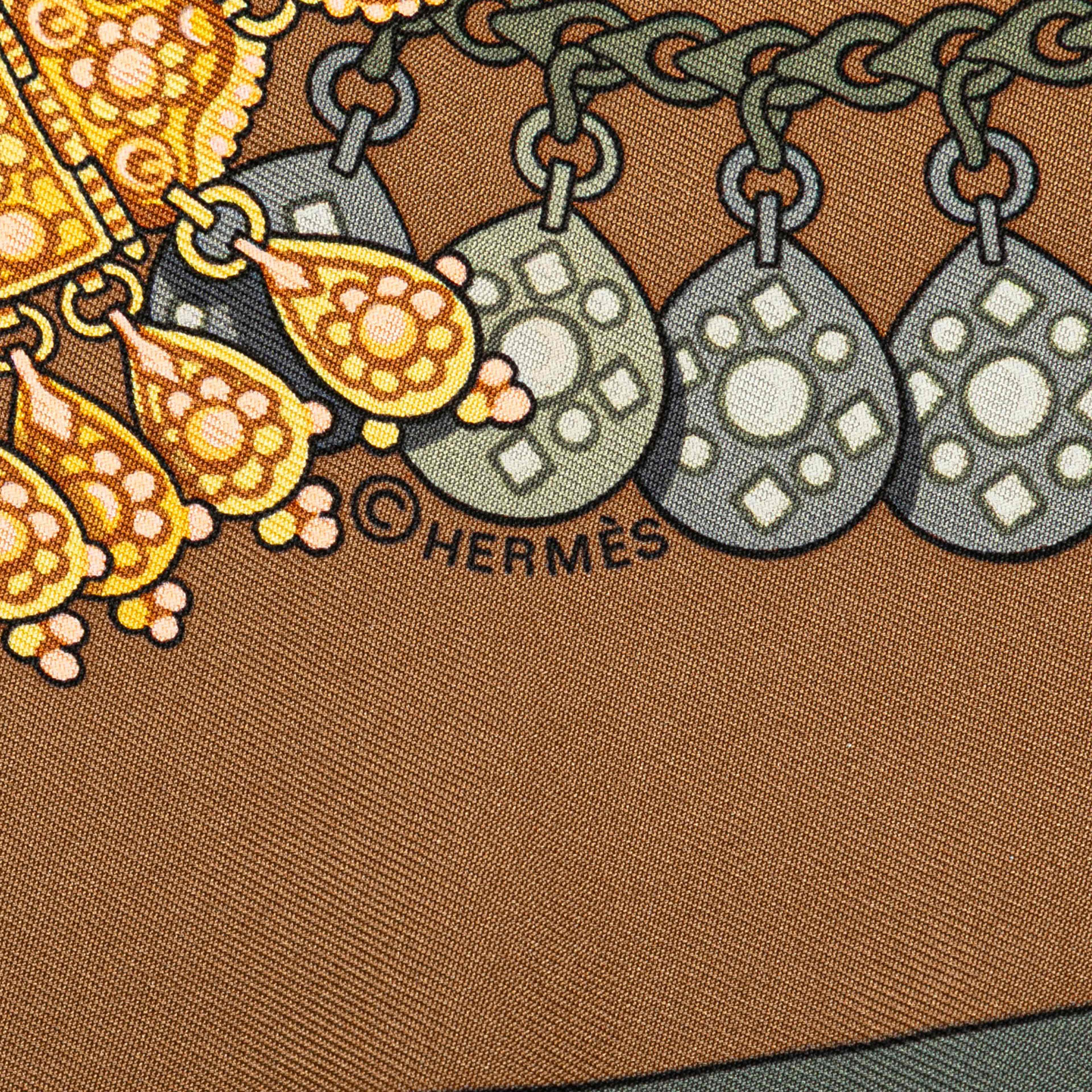 Hermès Kosmima Silk Scarf