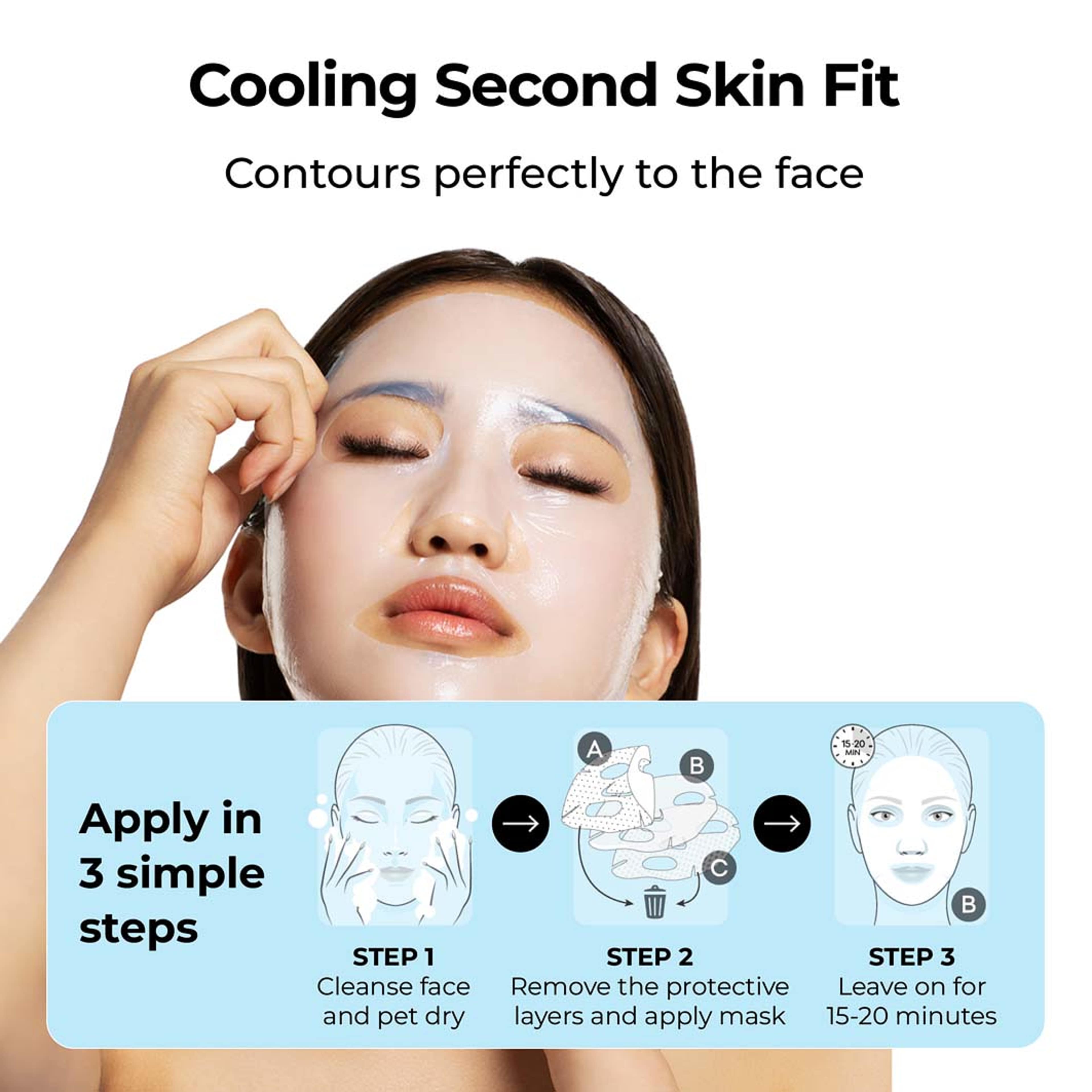 Red Carpet Ready™ Hydrating Bio-Cellulose Face Mask, från Starskin, i färgen Red. Klicka för att öppna bilden i stort format