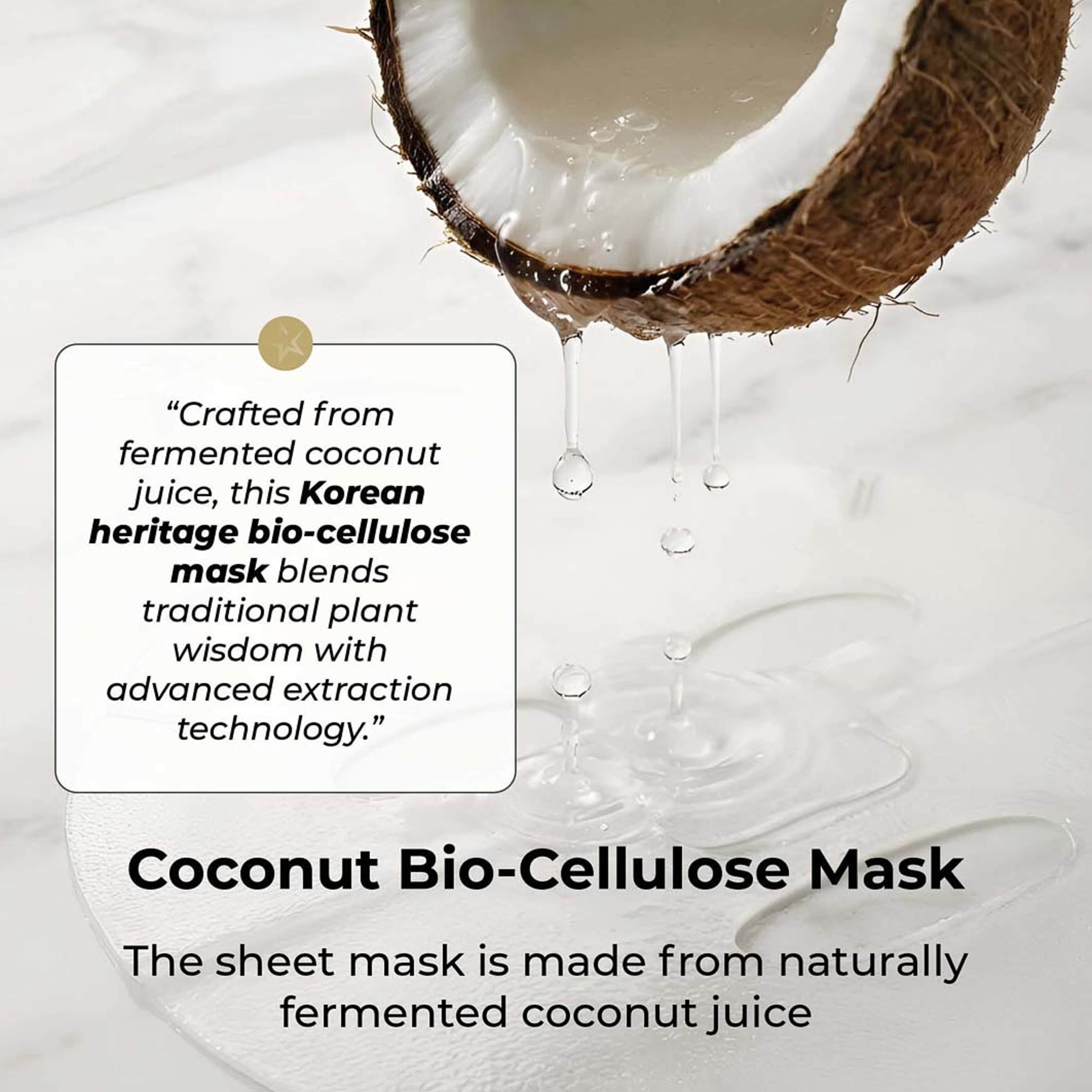 The Gold Mask™ VIP Revitalizing Luxury Coconut Bio-Cellulose Face Mask, från Starskin, i färgen Gold. Klicka för att öppna bilden i stort format