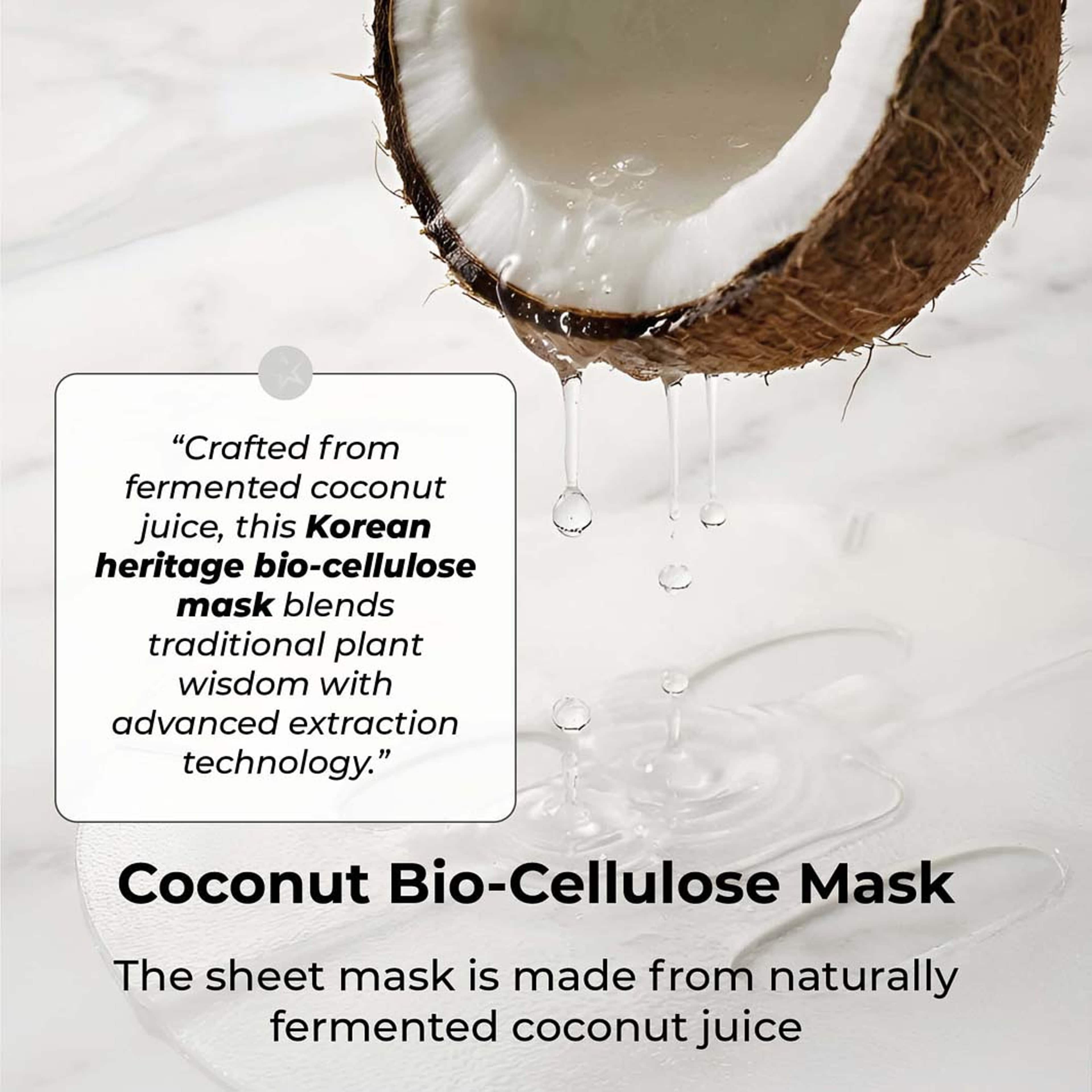 The Diamond Mask™ VIP Illuminating Coconut Bio-Cellulose Face Mask, från Starskin. Klicka för att öppna bilden i stort format