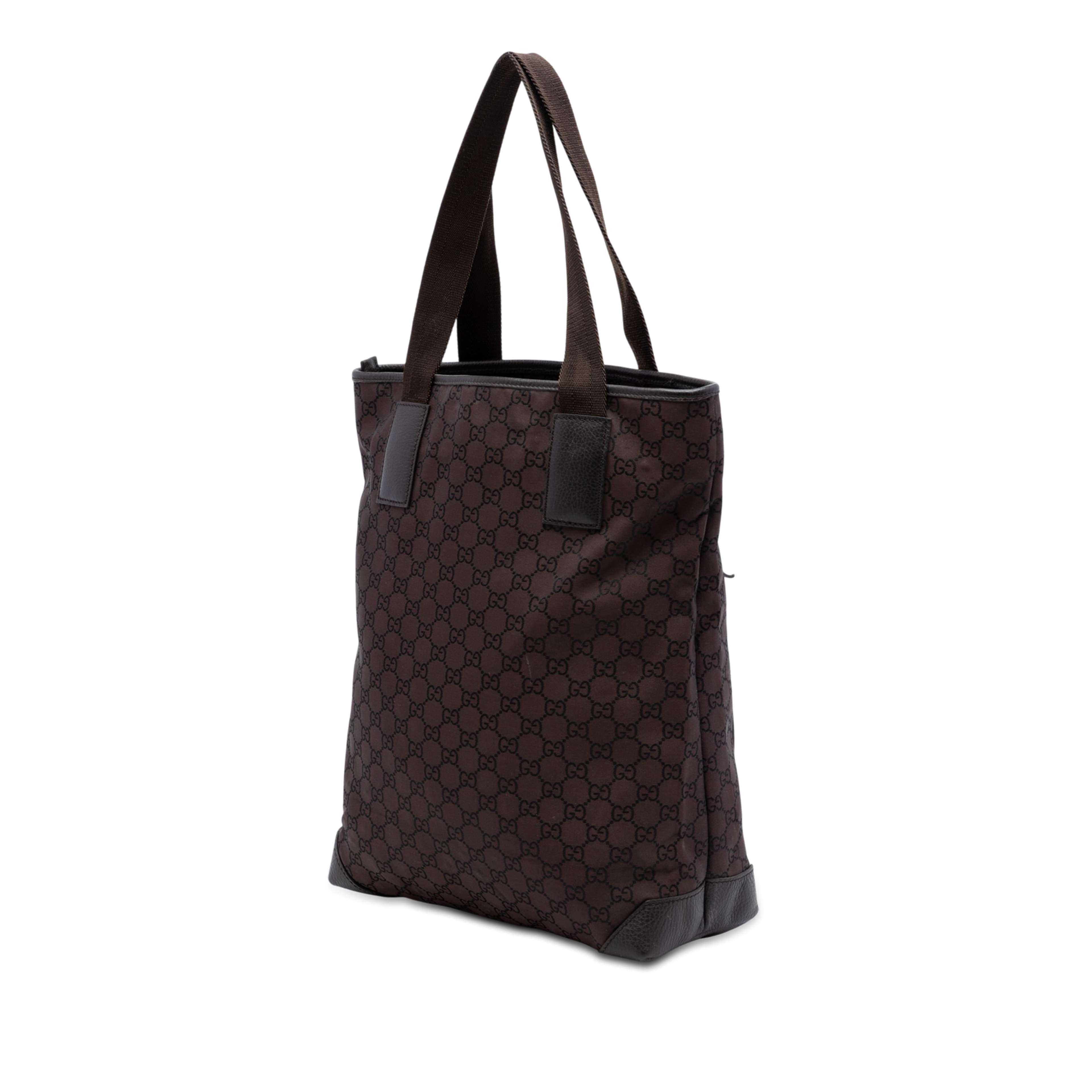 Gucci Gg Canvas Tote, från Luxclusif, i färgen brun. Klicka för att öppna bilden i stort format