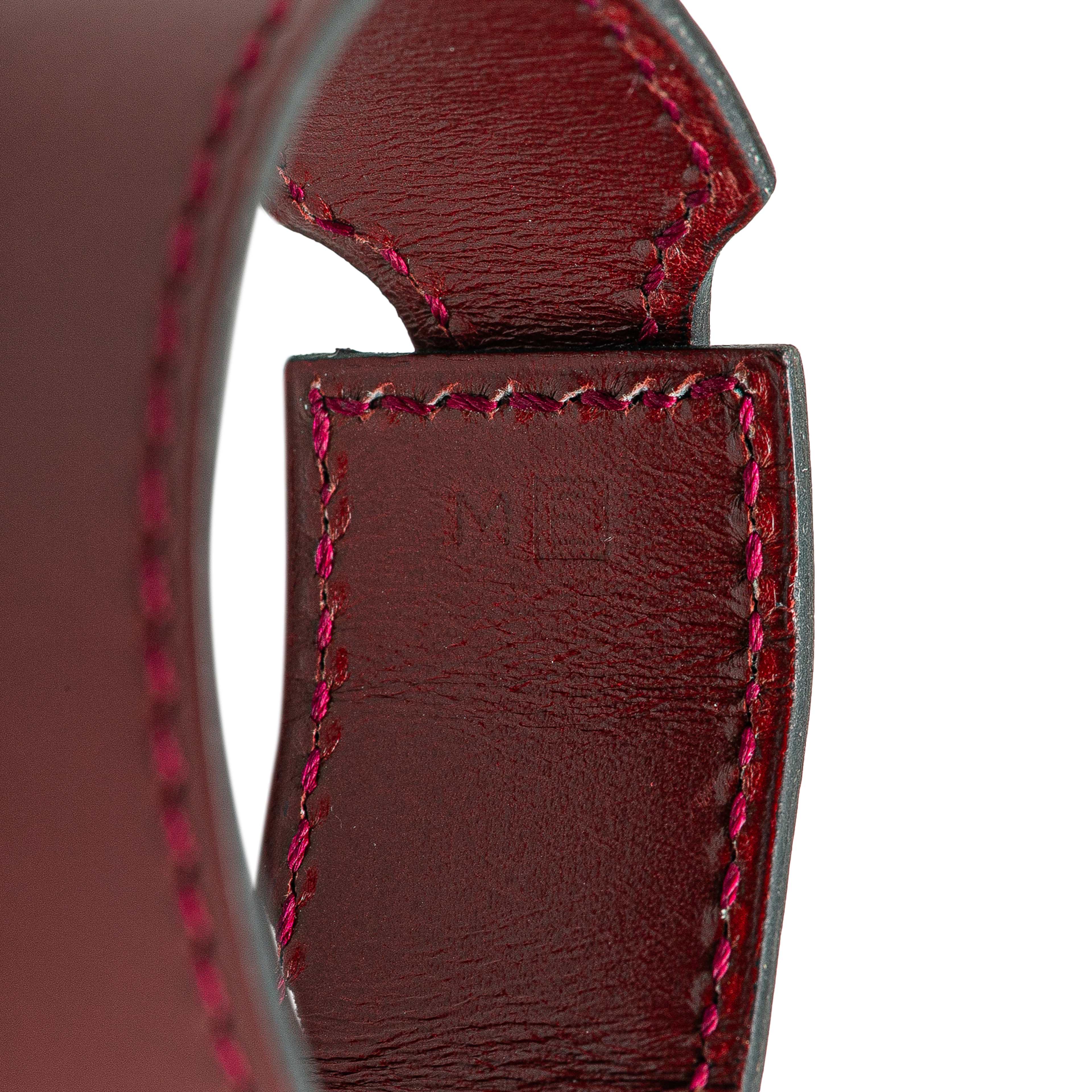 Hermès Leather Cadenas Artemis Bracelet M