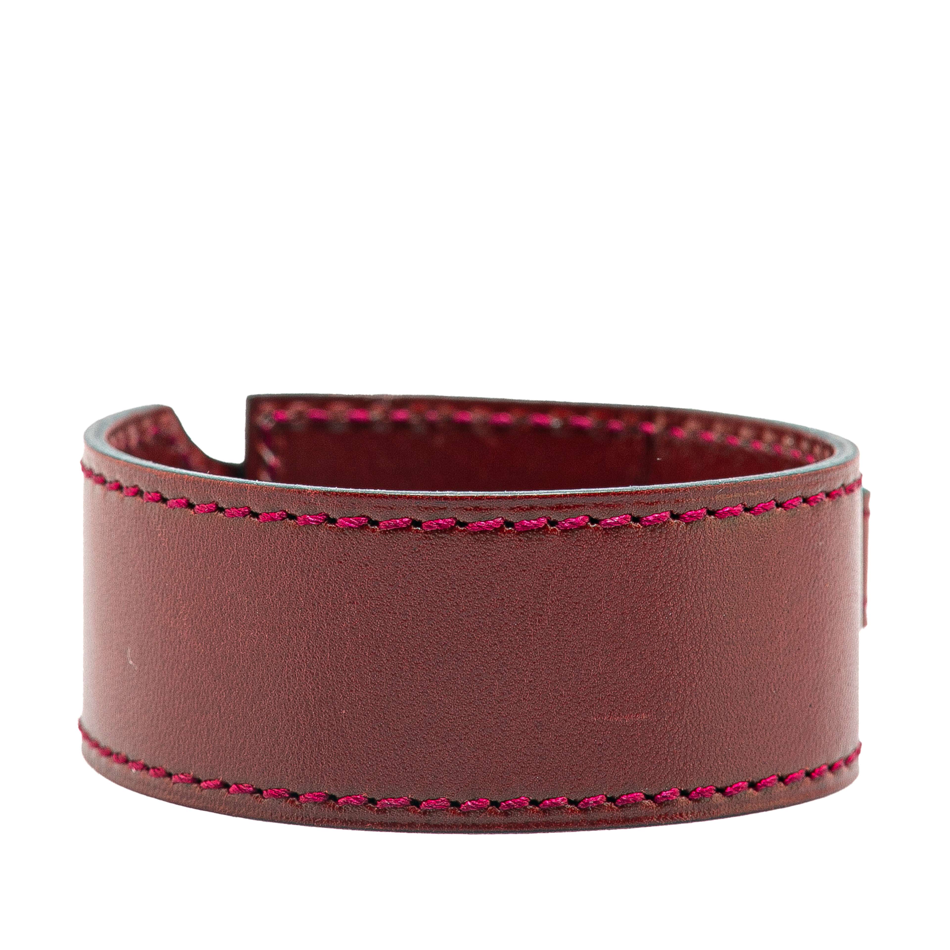 Hermès Leather Cadenas Artemis Bracelet M