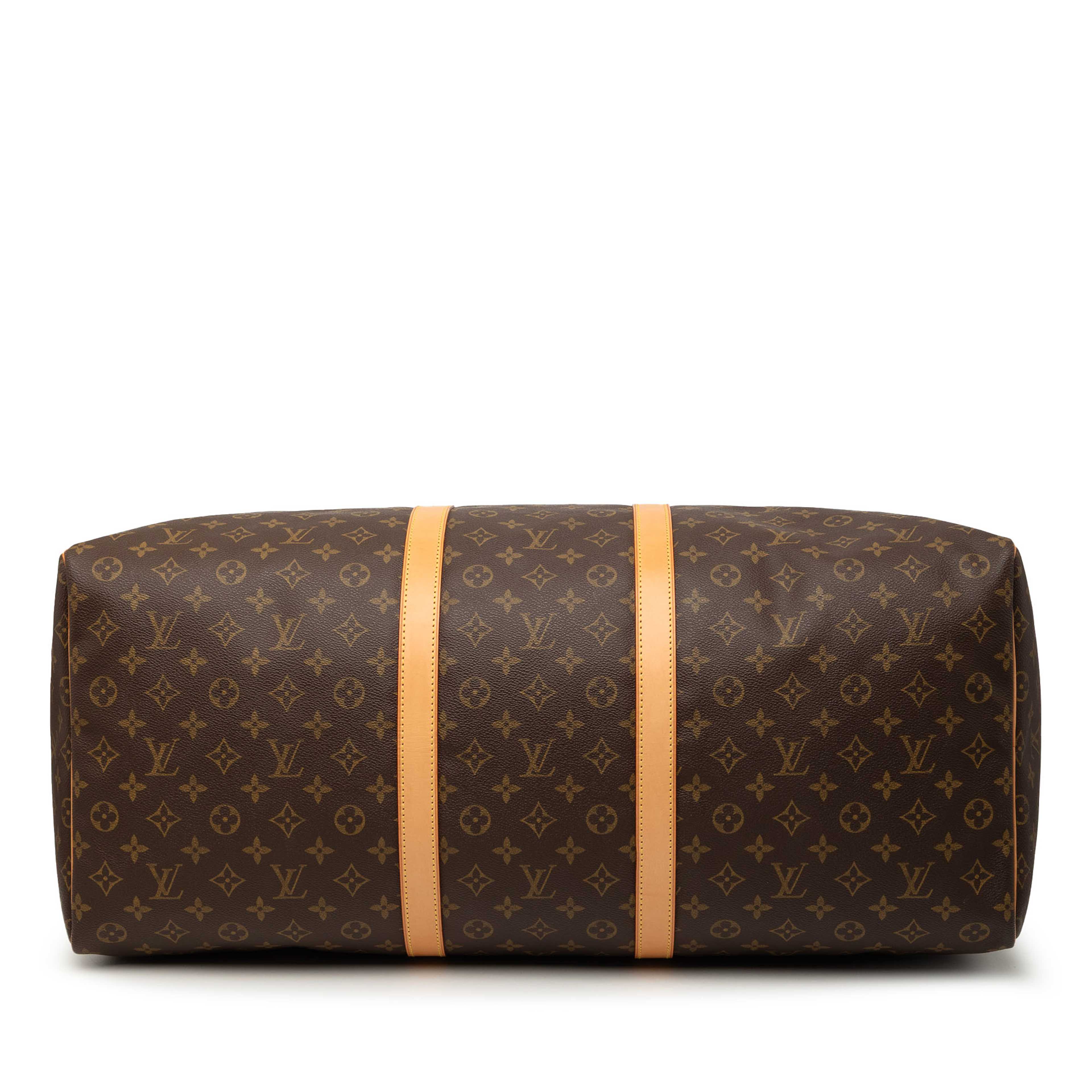 Louis Vuitton Monogram Keepall 60, från Luxclusif, i färgen brown. Klicka för att öppna bilden i stort format
