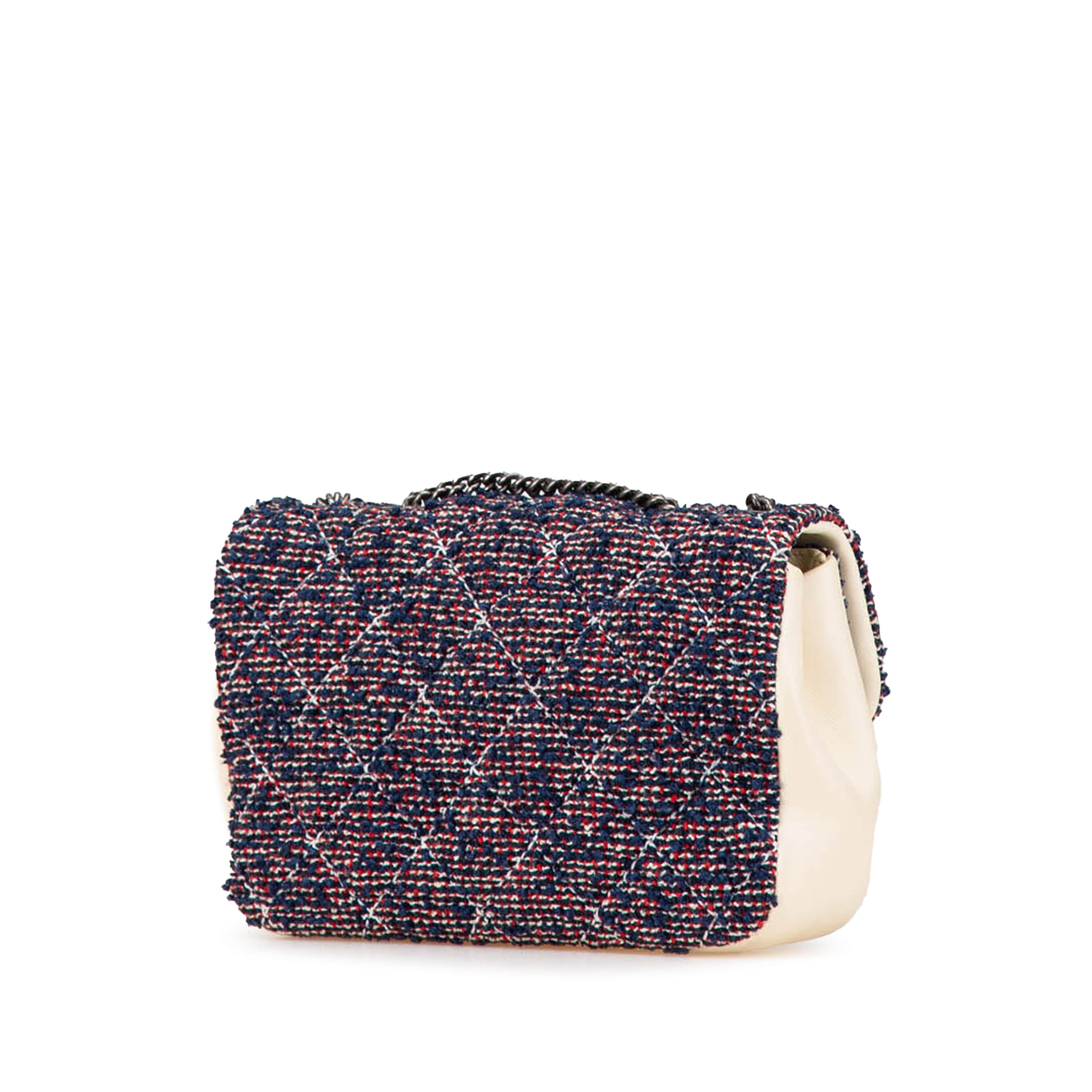 Chanel Mini Rectangular Tweed Single Flap