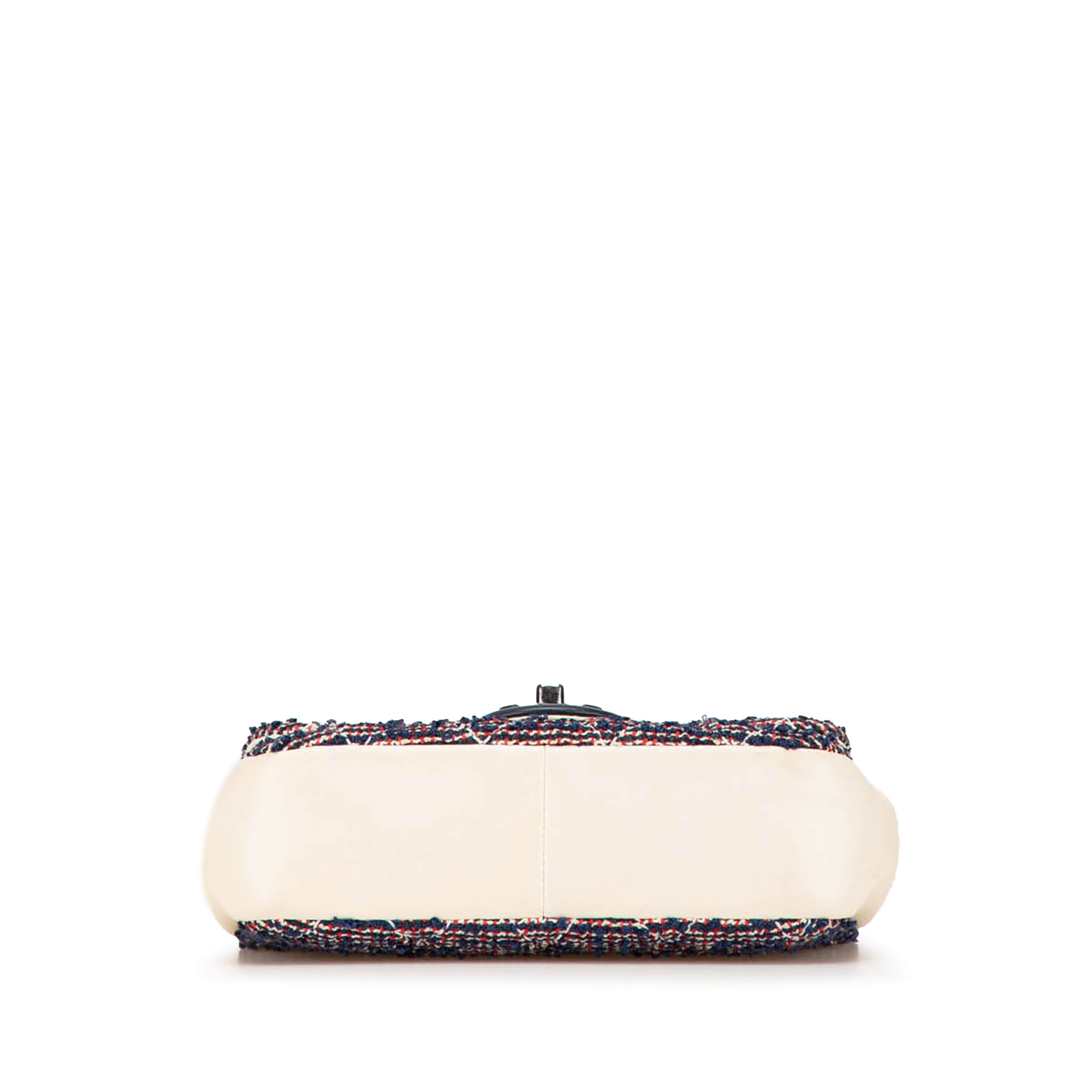 Chanel Mini Rectangular Tweed Single Flap