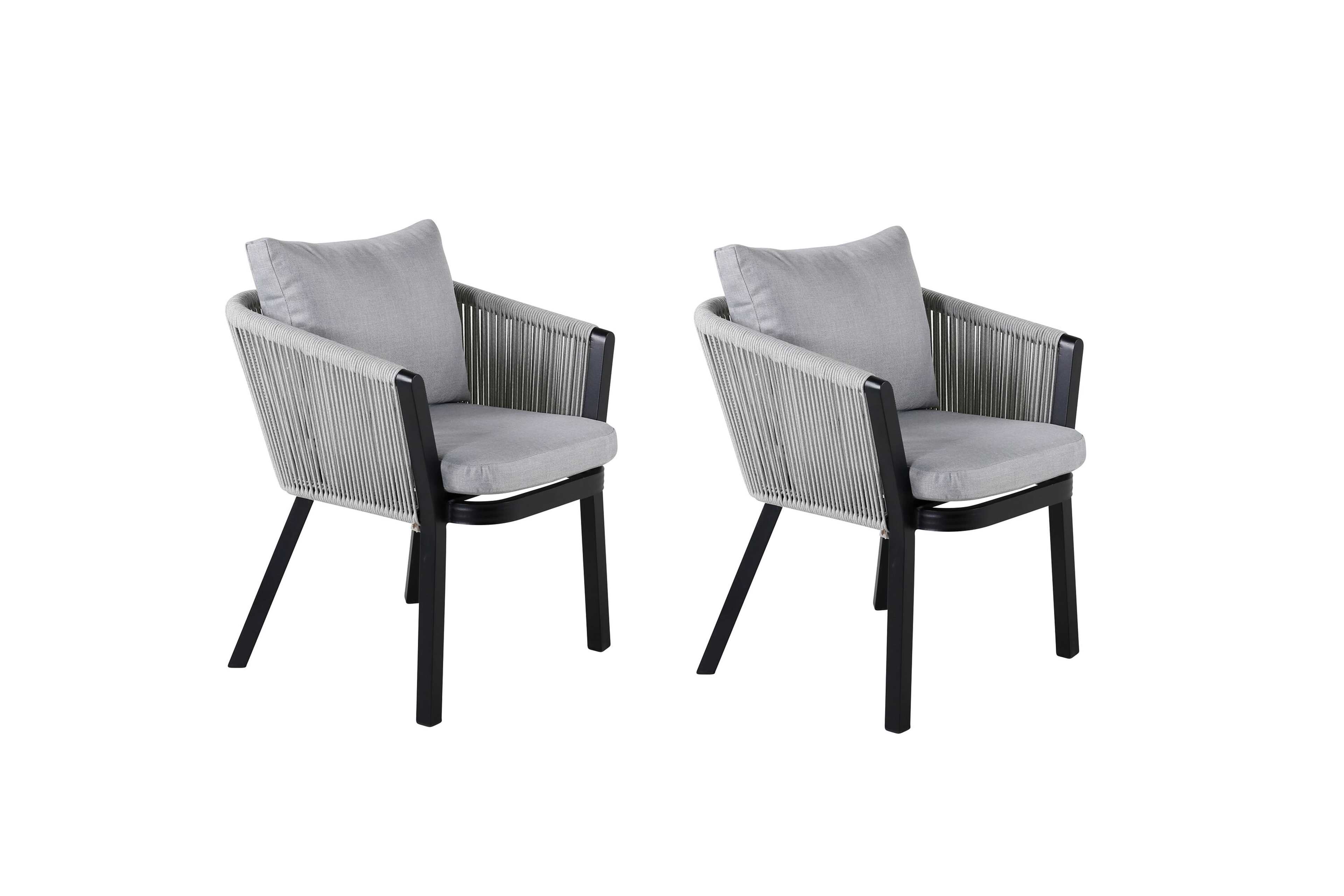 Virya Matstol 2-pack, från Venture Home, i färgen black. Klicka för att öppna bilden i stort format