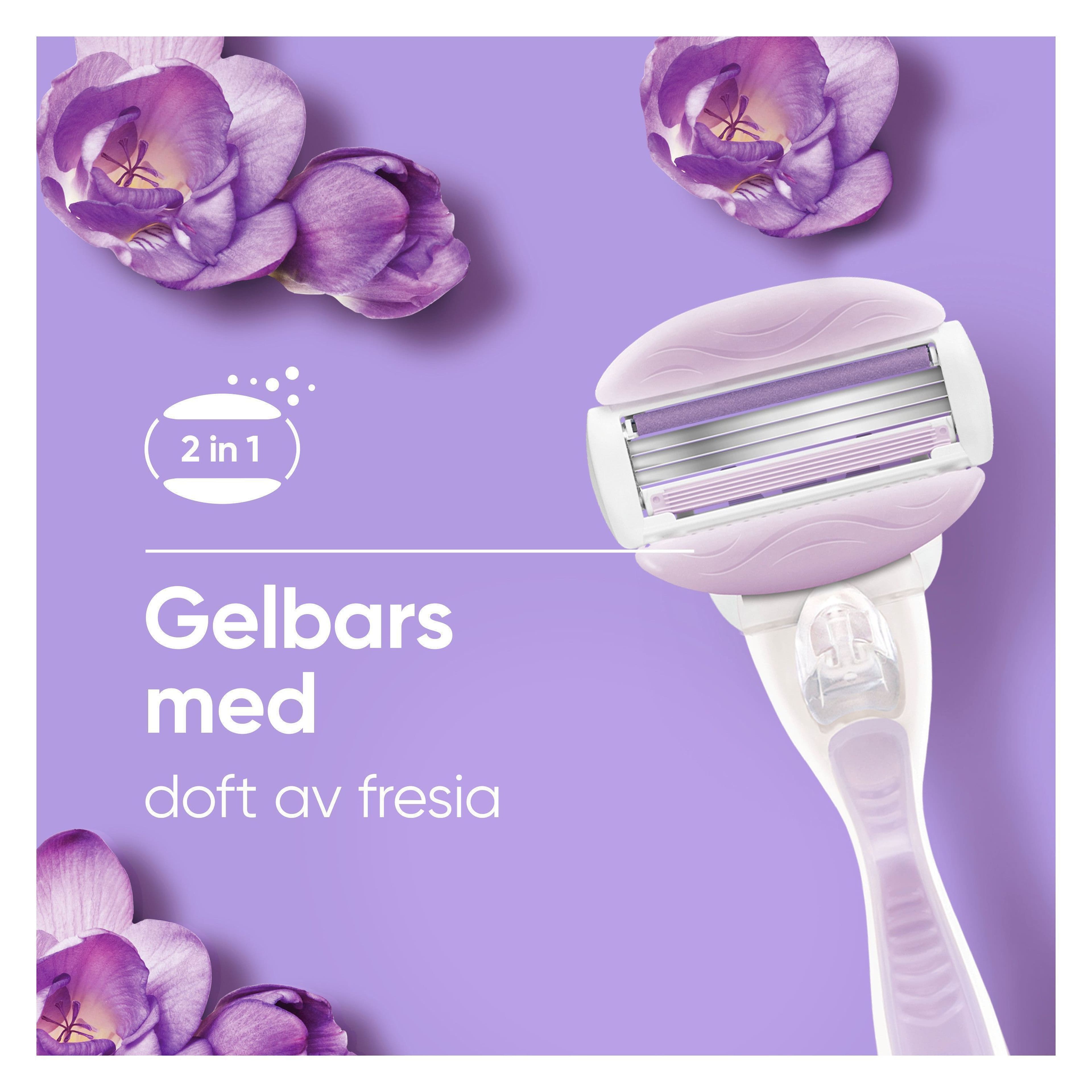Gillette Venus ComfortGlide Breeze Rakhyvel, 2 st rakblad