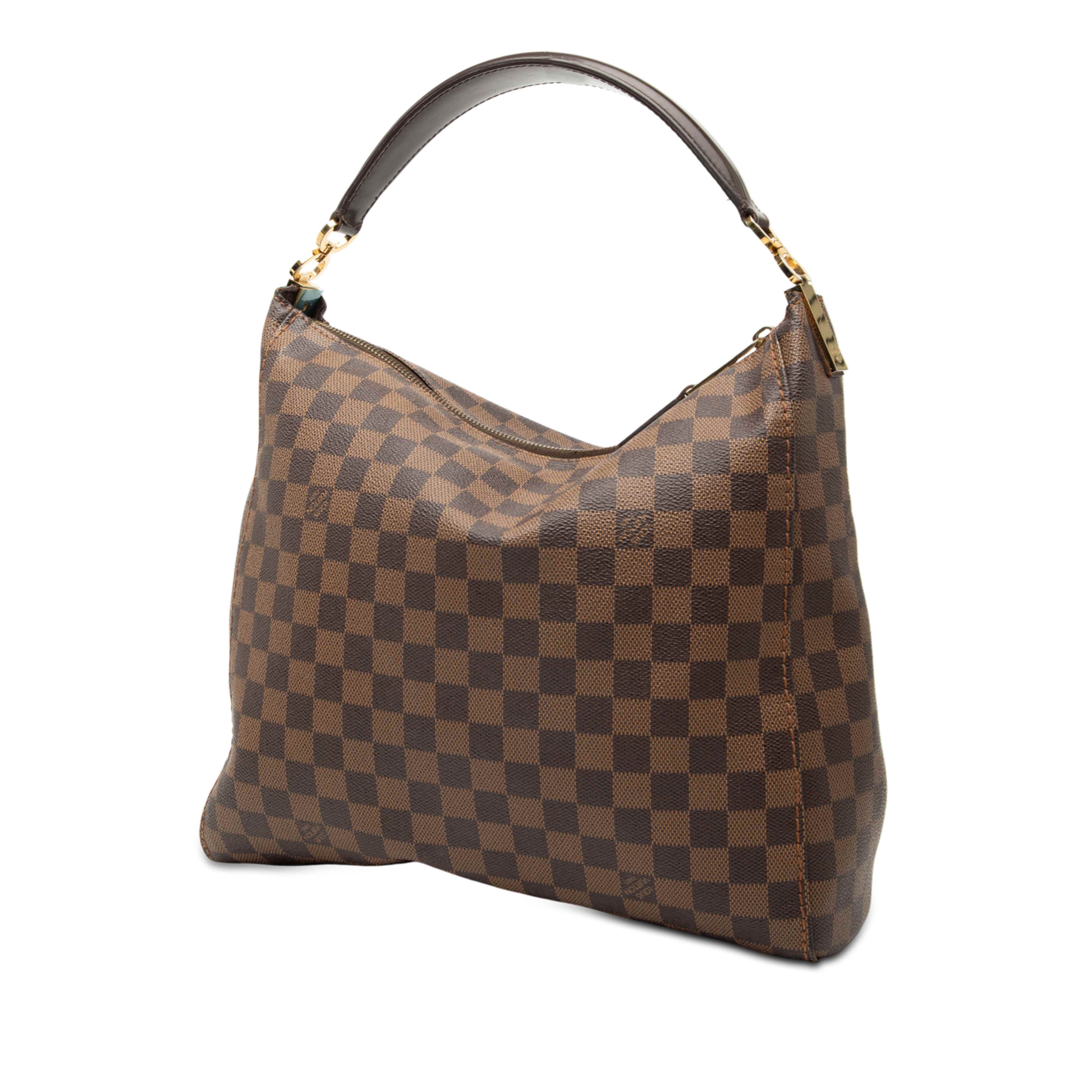 Louis Vuitton Damier Ebene Portobello Pm, från Luxclusif, i färgen brown. Klicka för att öppna bilden i stort format