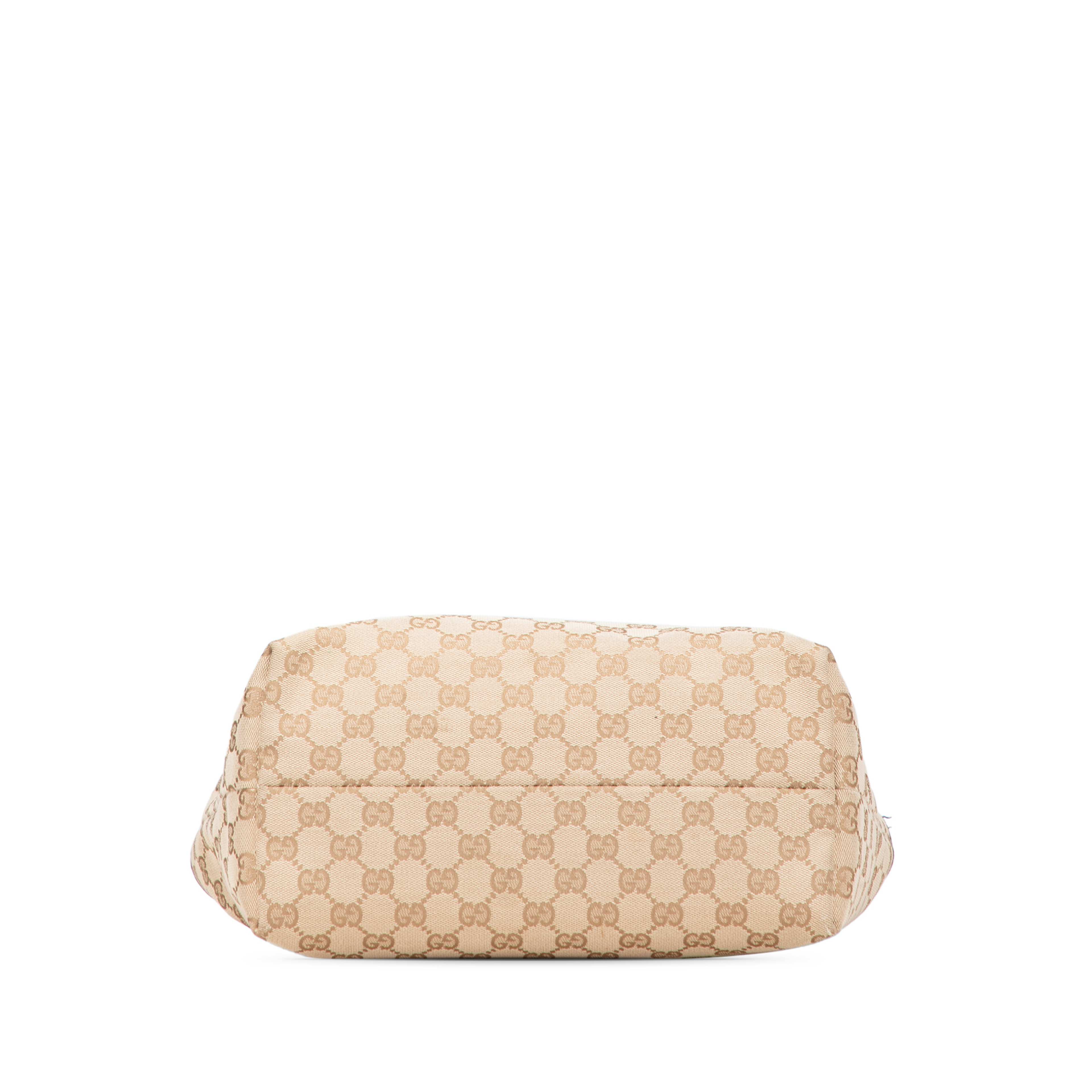 Gucci Gg Canvas Jolicoeur Tote, från Luxclusif, i färgen beige. Klicka för att öppna bilden i stort format