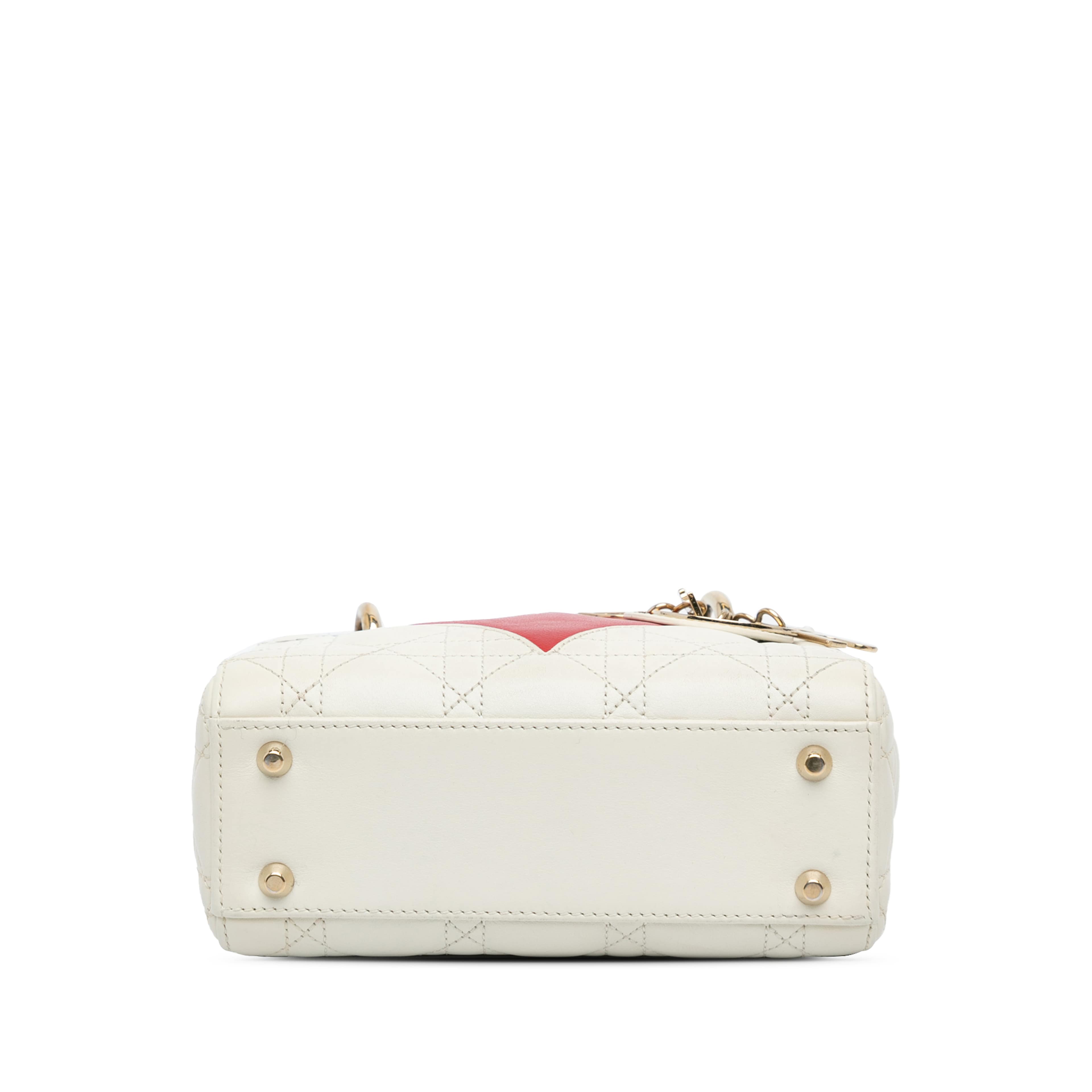 Dior Mini Lambskin Cannage Dioramour Chinese Valentines Lady Dior