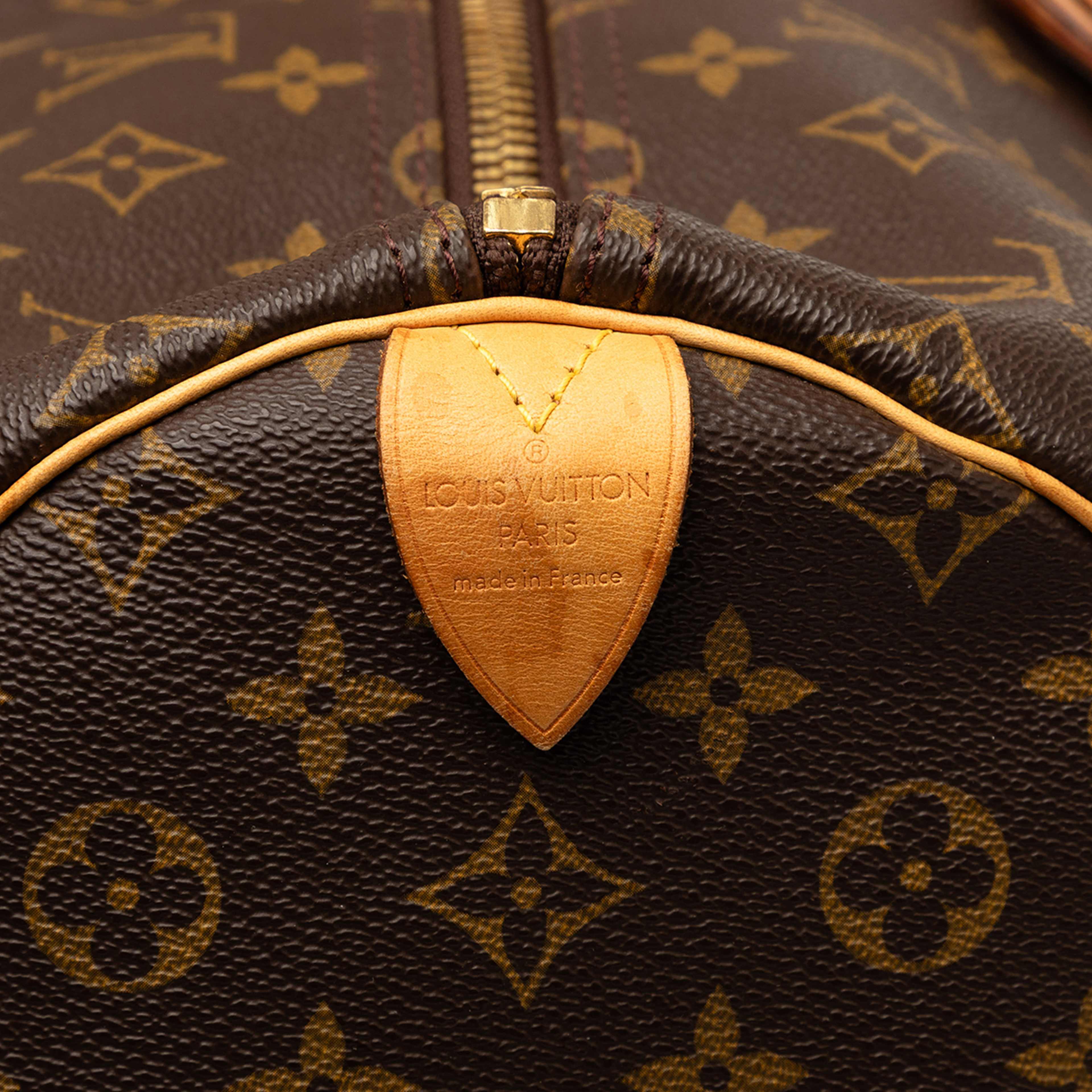 Louis Vuitton Monogram Keepall 55, från Luxclusif, i färgen brown. Klicka för att öppna bilden i stort format