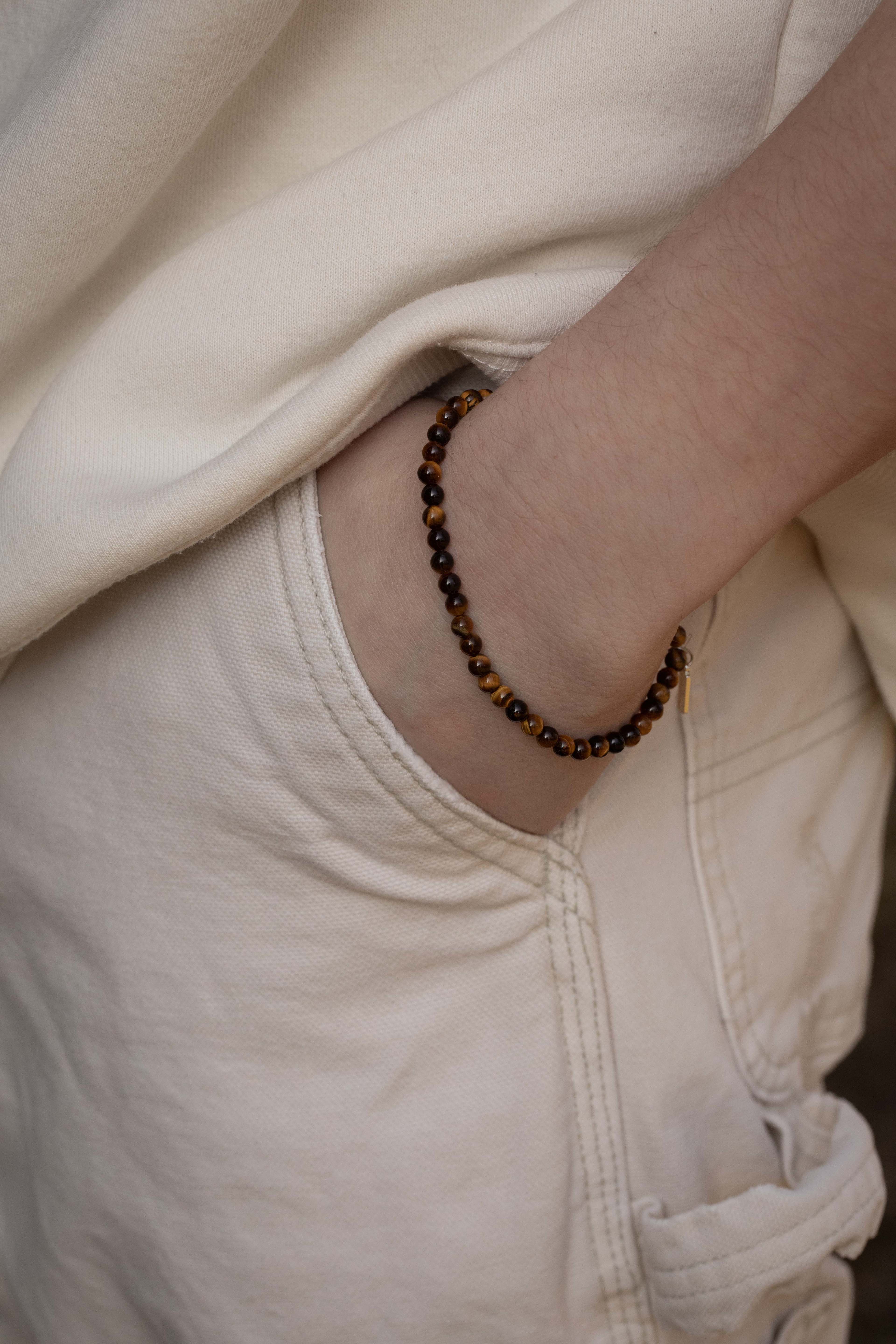 Herrarmband Tiger Eye