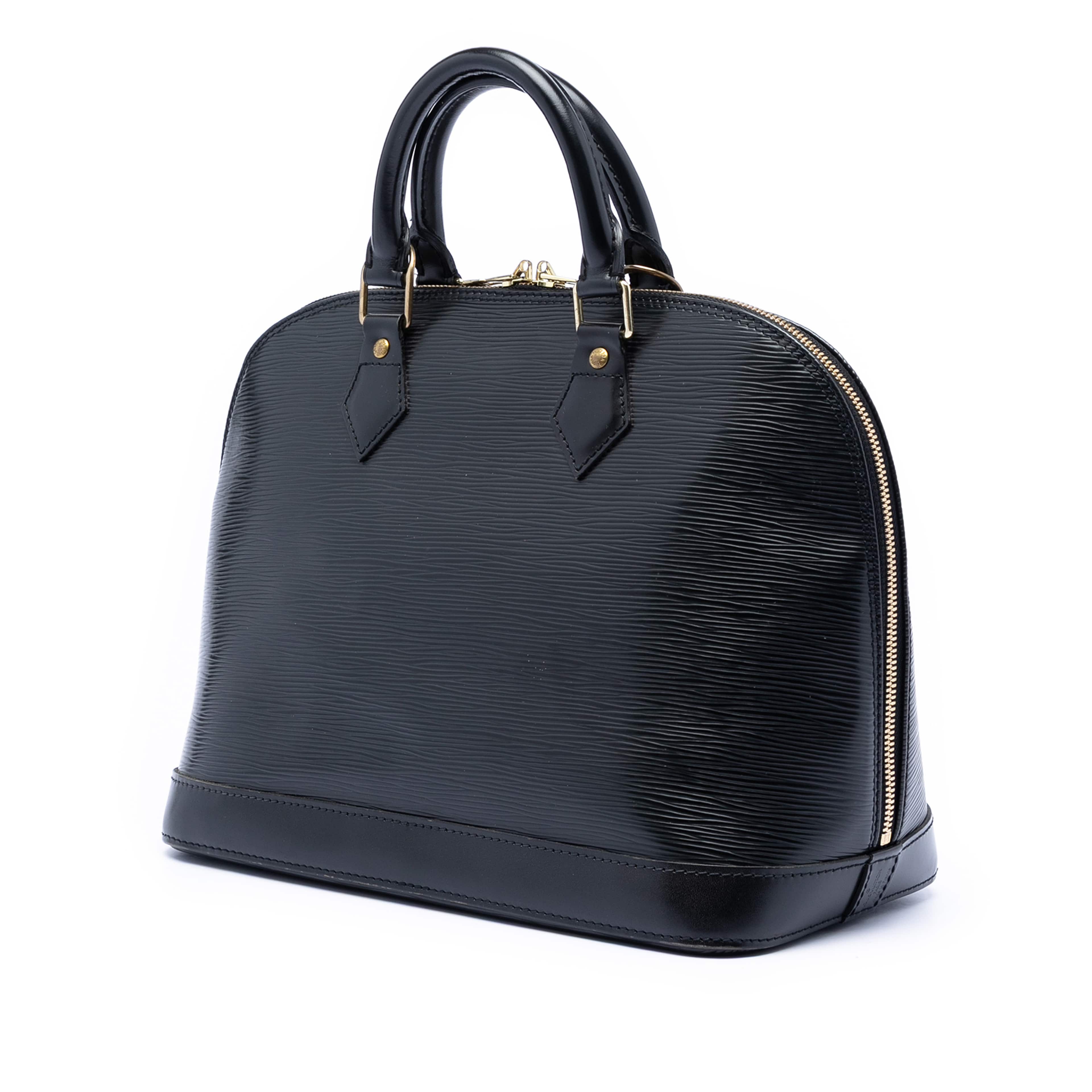 Louis Vuitton Epi Alma Pm, från Luxclusif, i färgen black. Klicka för att öppna bilden i stort format