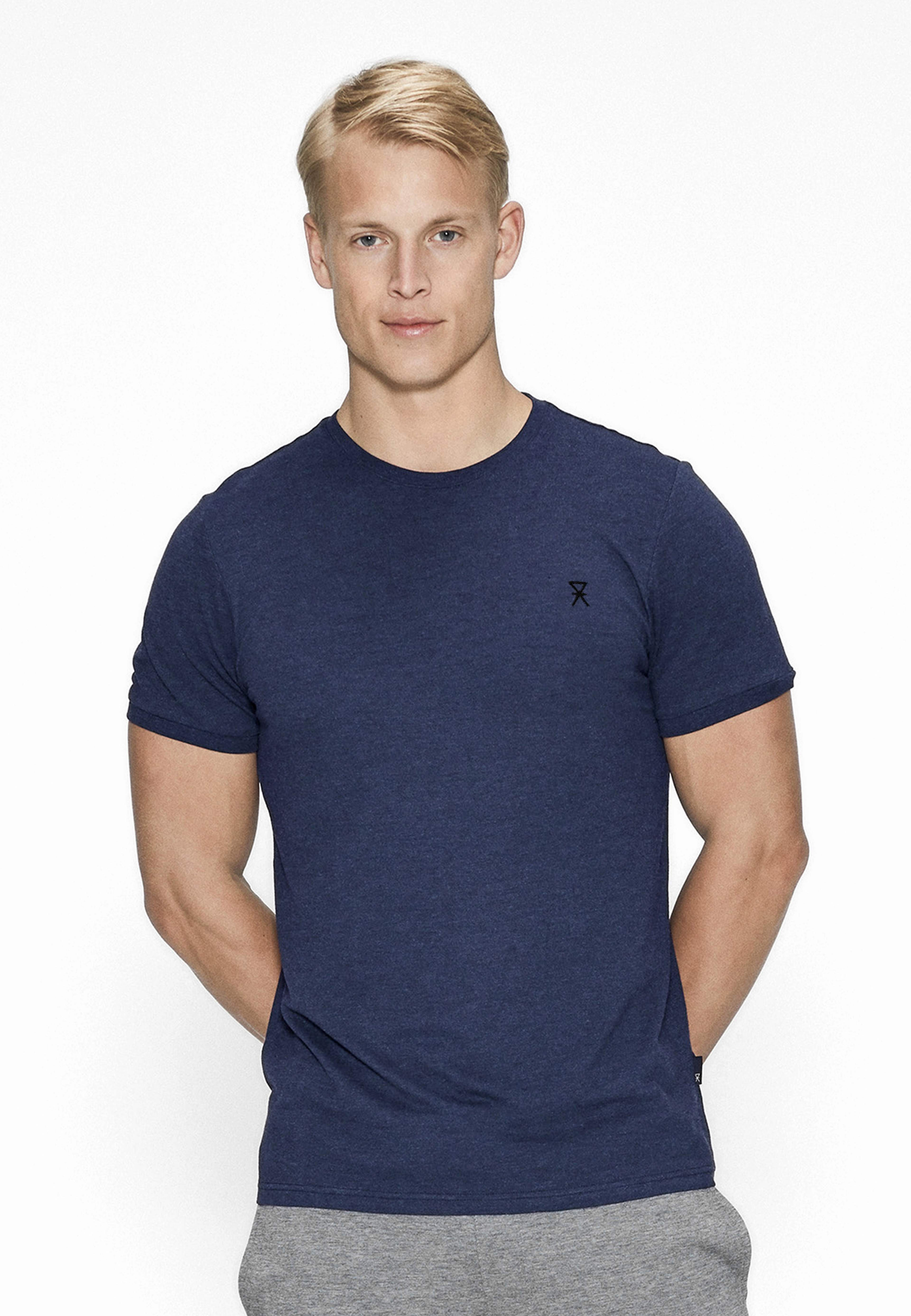 2-pack Bambu, Pique T-shirt, Navy