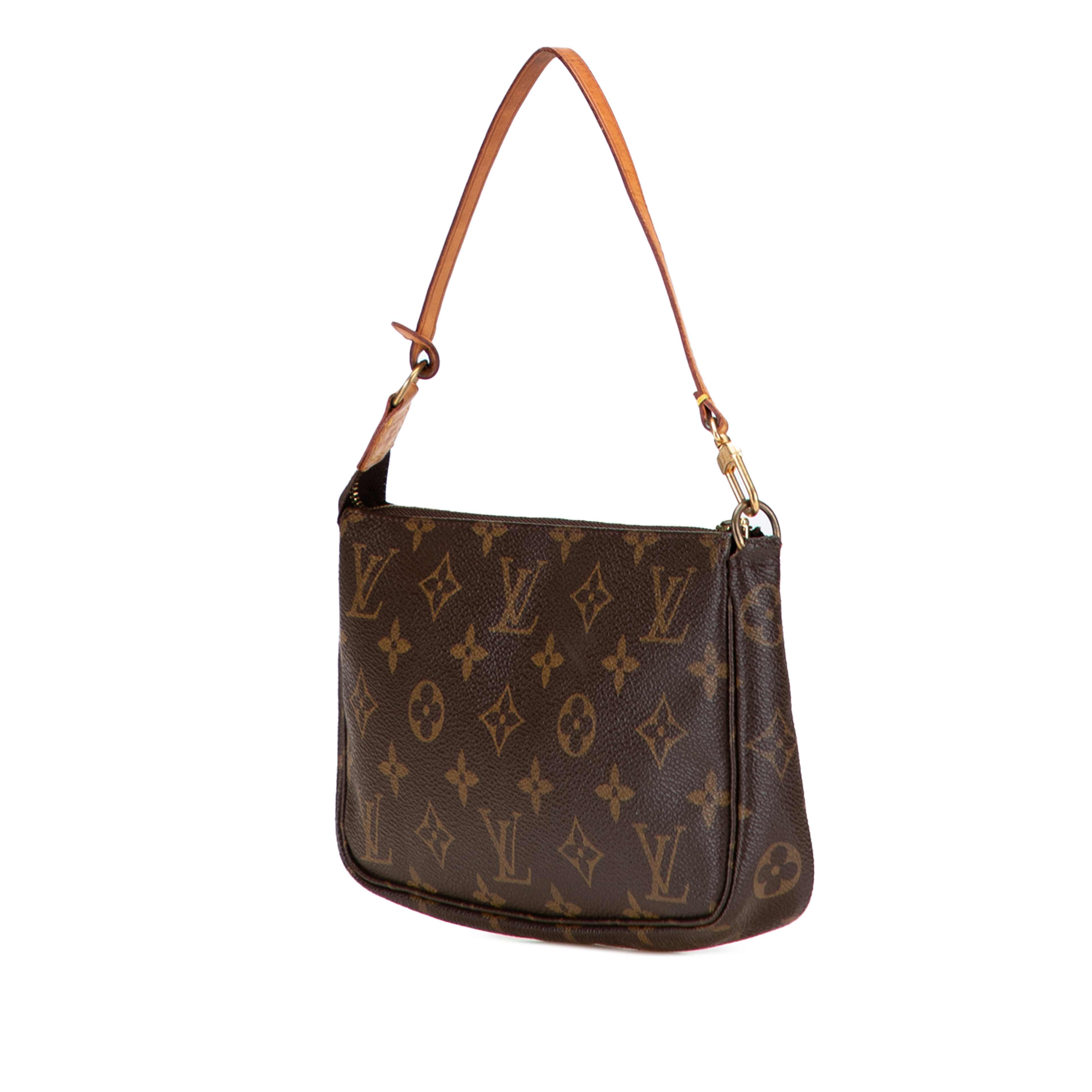 Louis Vuitton Monogram Pochette Accessoires, från Luxclusif, i färgen brown. Klicka för att öppna bilden i stort format