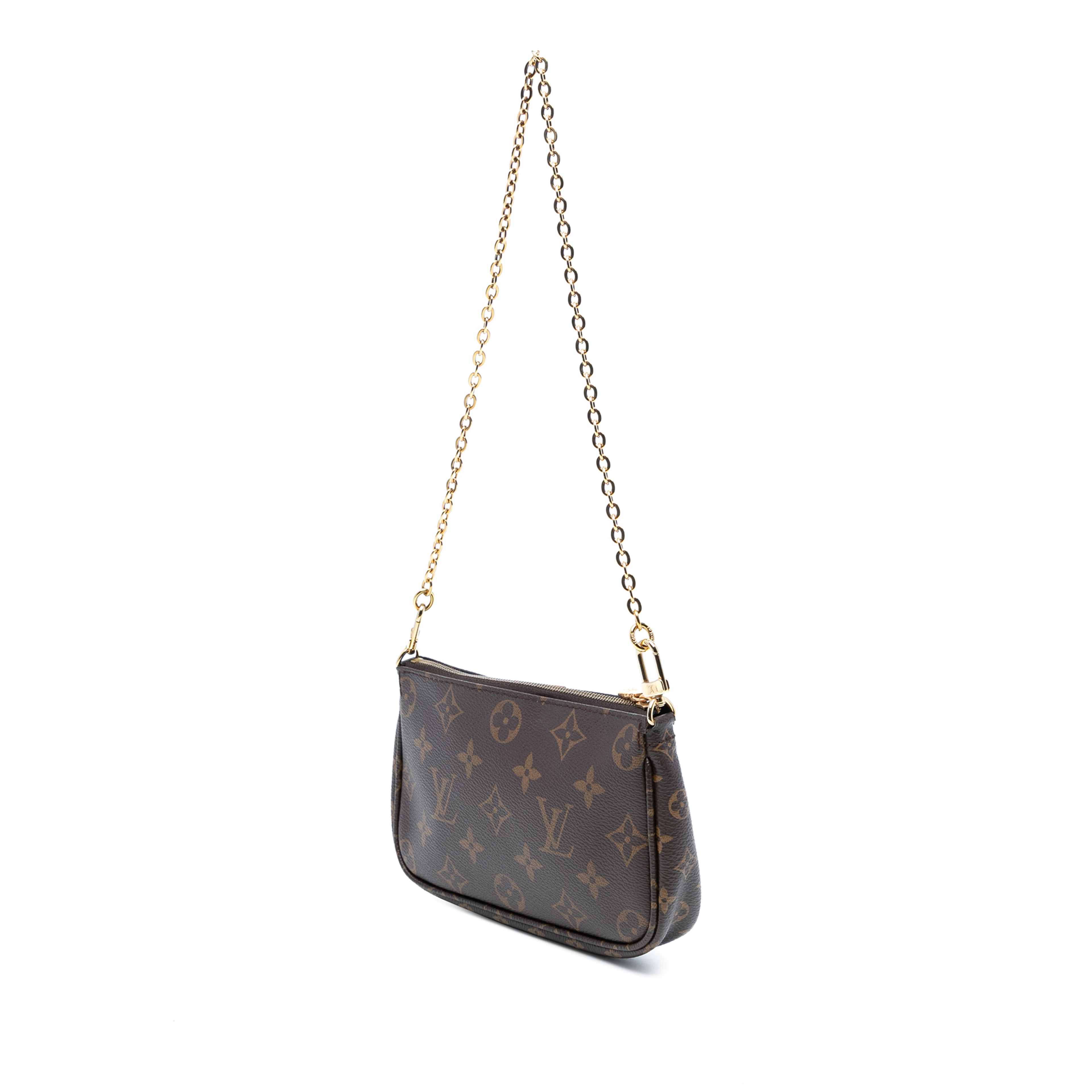 Louis Vuitton Monogram Multi Pochette Accessoires, från Luxclusif, i färgen brown. Klicka för att öppna bilden i stort format