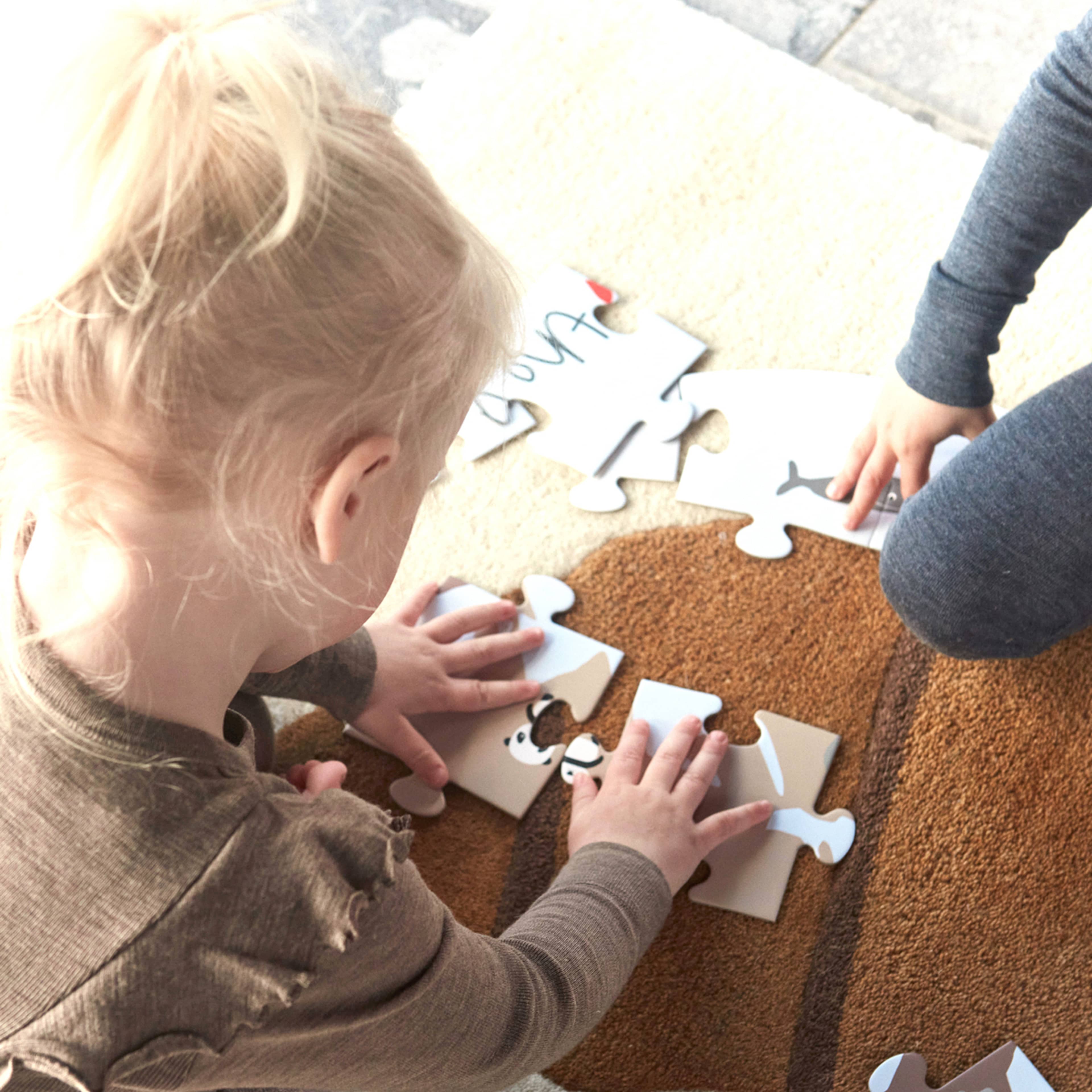 The World Puzzlec, från OYOY Mini, i färgen multi. Klicka för att öppna bilden i stort format