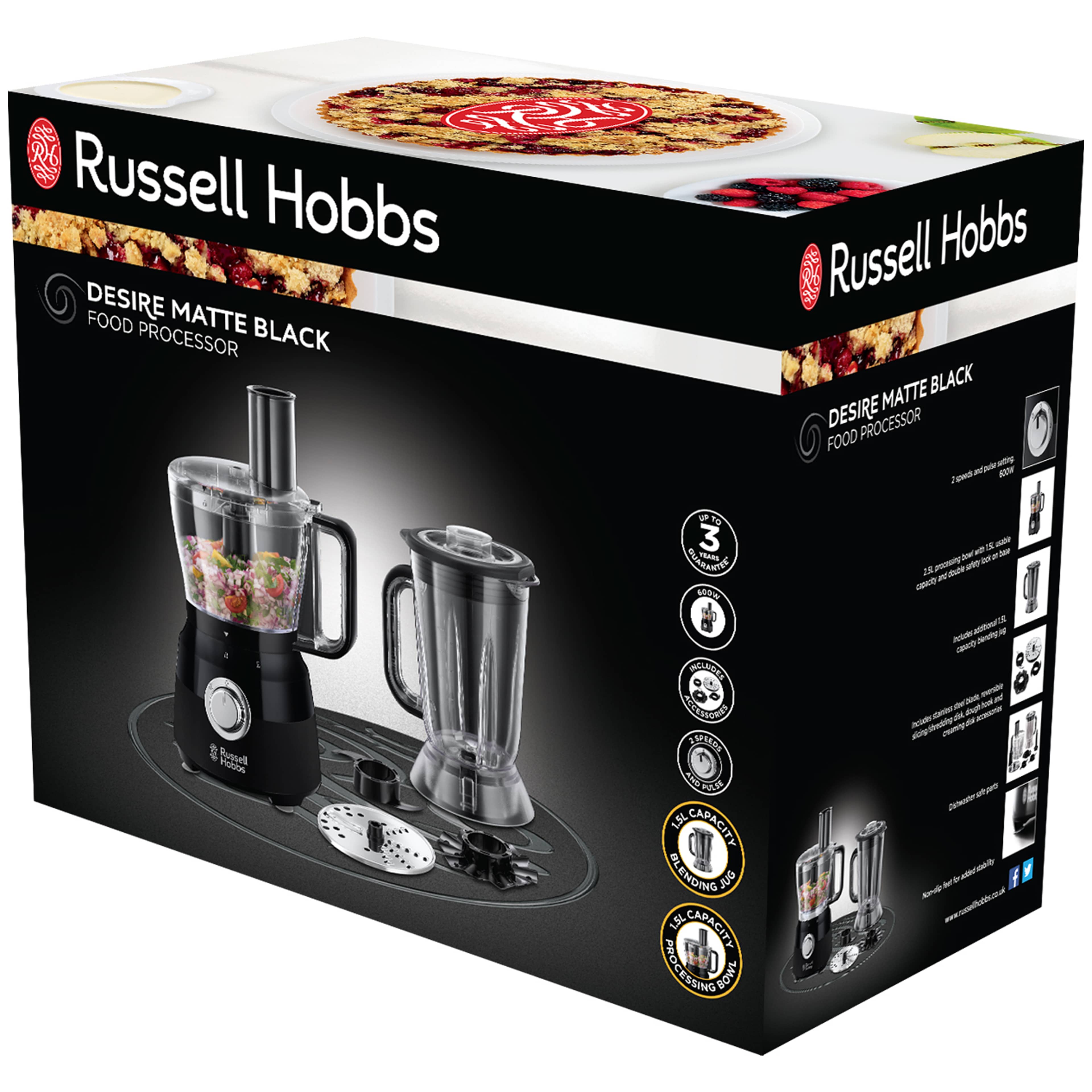 Matberedare  Black Food Processor