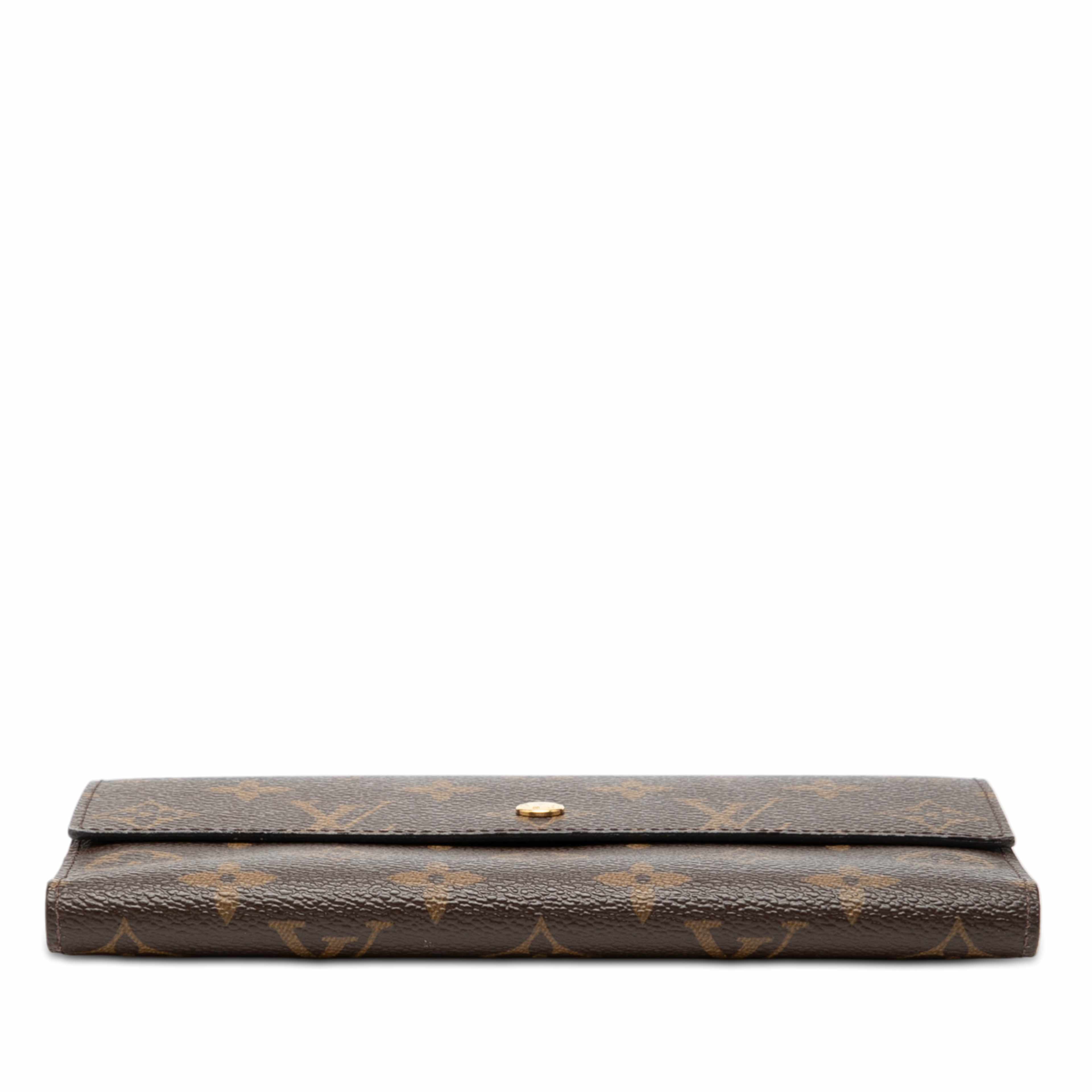 Louis Vuitton Monogram Porte Tresor International, från Luxclusif, i färgen brown. Klicka för att öppna bilden i stort format