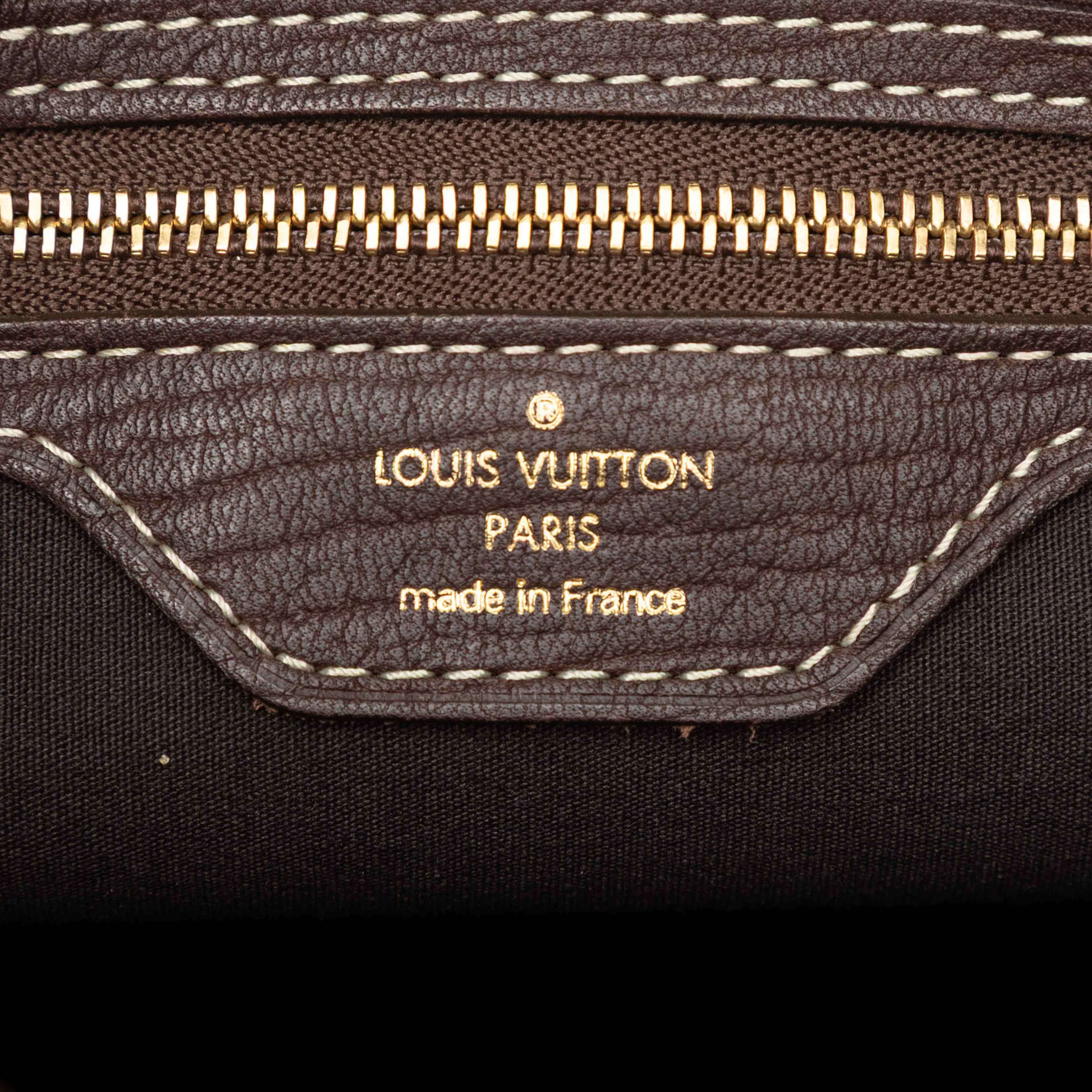 Louis Vuitton Monogram Mini Lin Bucket Pm, från Luxclusif, i färgen dark brown. Klicka för att öppna bilden i stort format